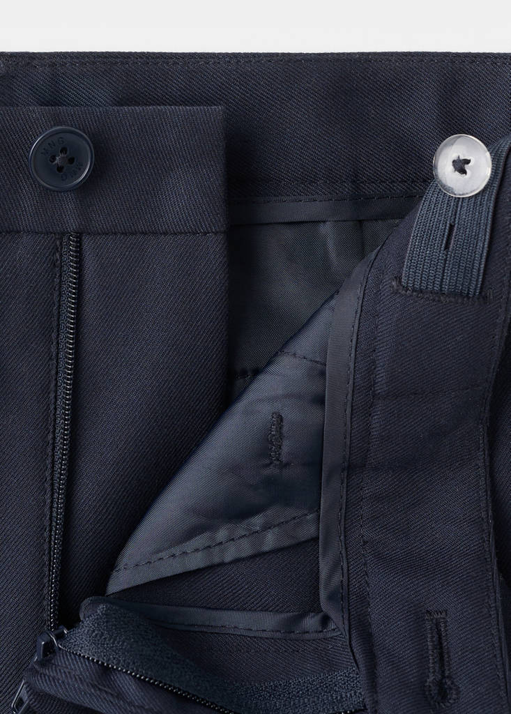 Straight suit trousers — Dark Navy