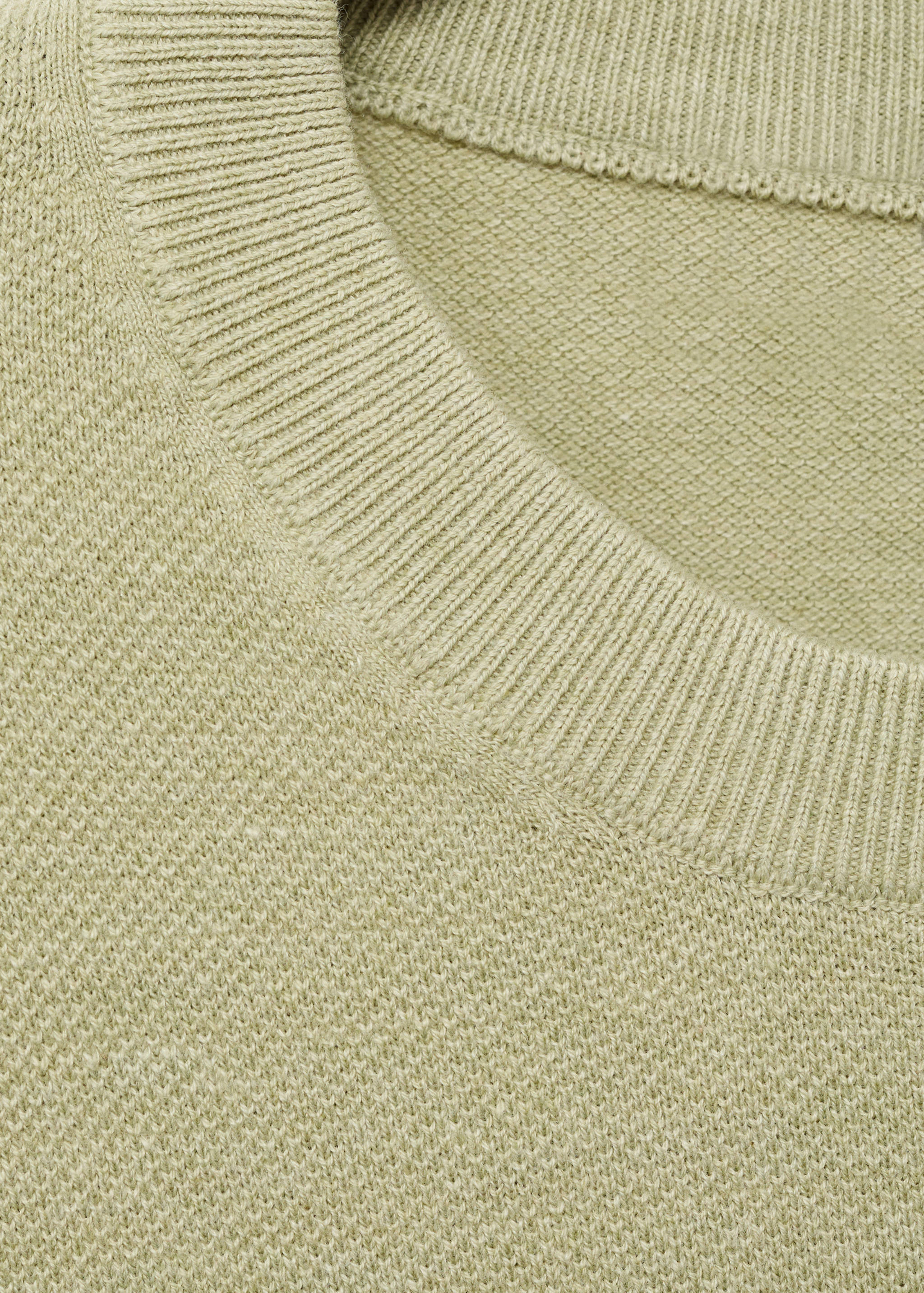 Cotton fine-knit t-shirt - Details of the article 8
