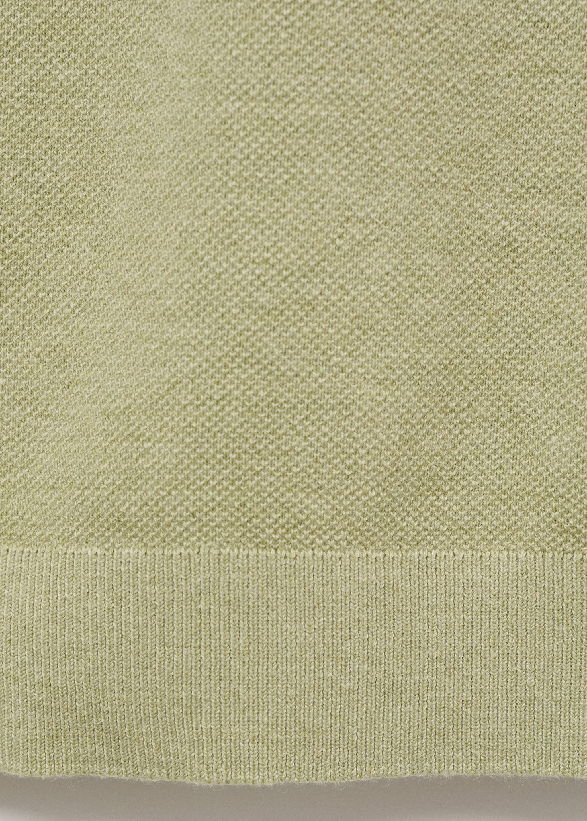 Cotton fine-knit t-shirt - Details of the article 0