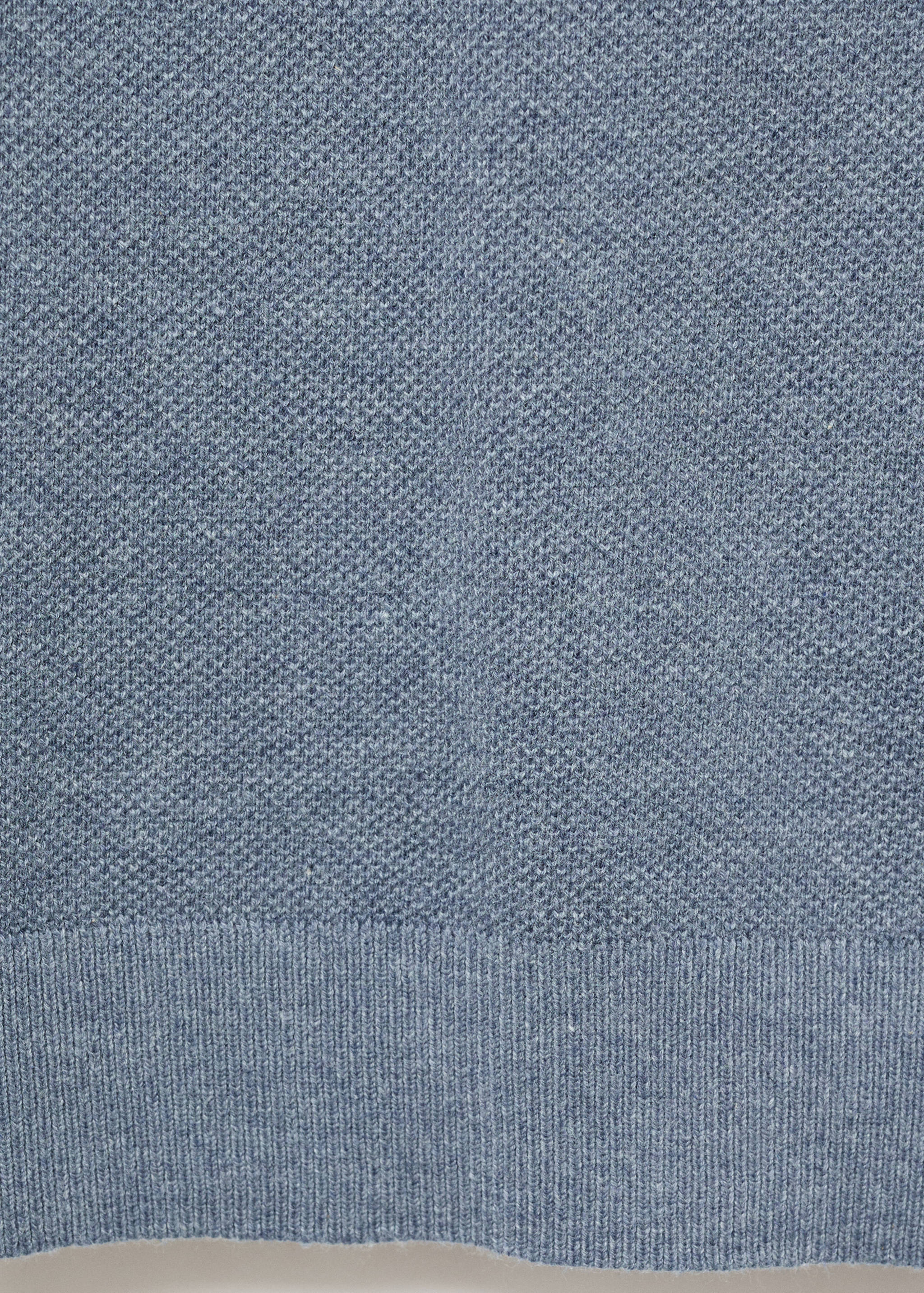 Cotton fine-knit t-shirt - Details of the article 0