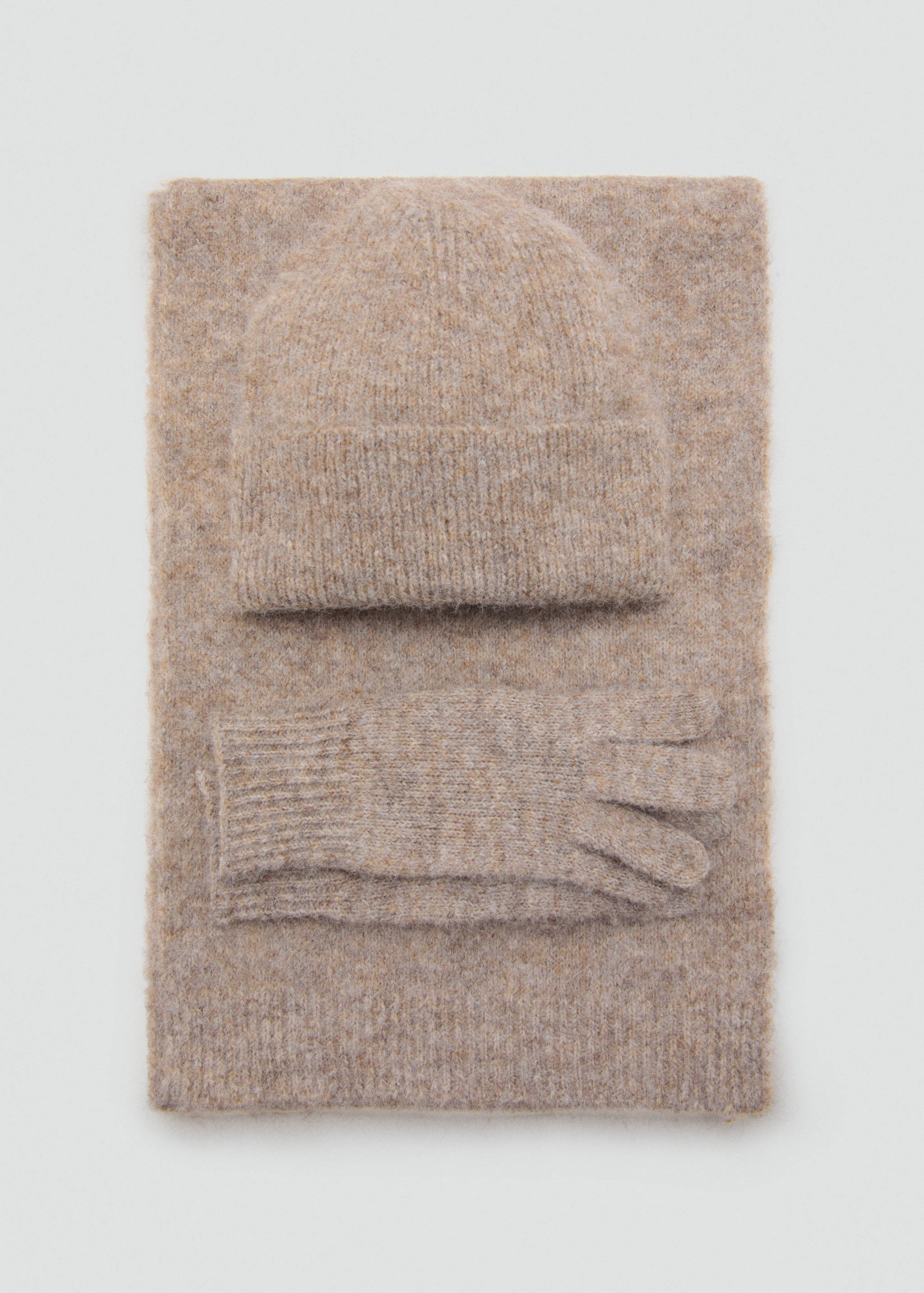 Вязаные перчатки - Деталь изделия 1