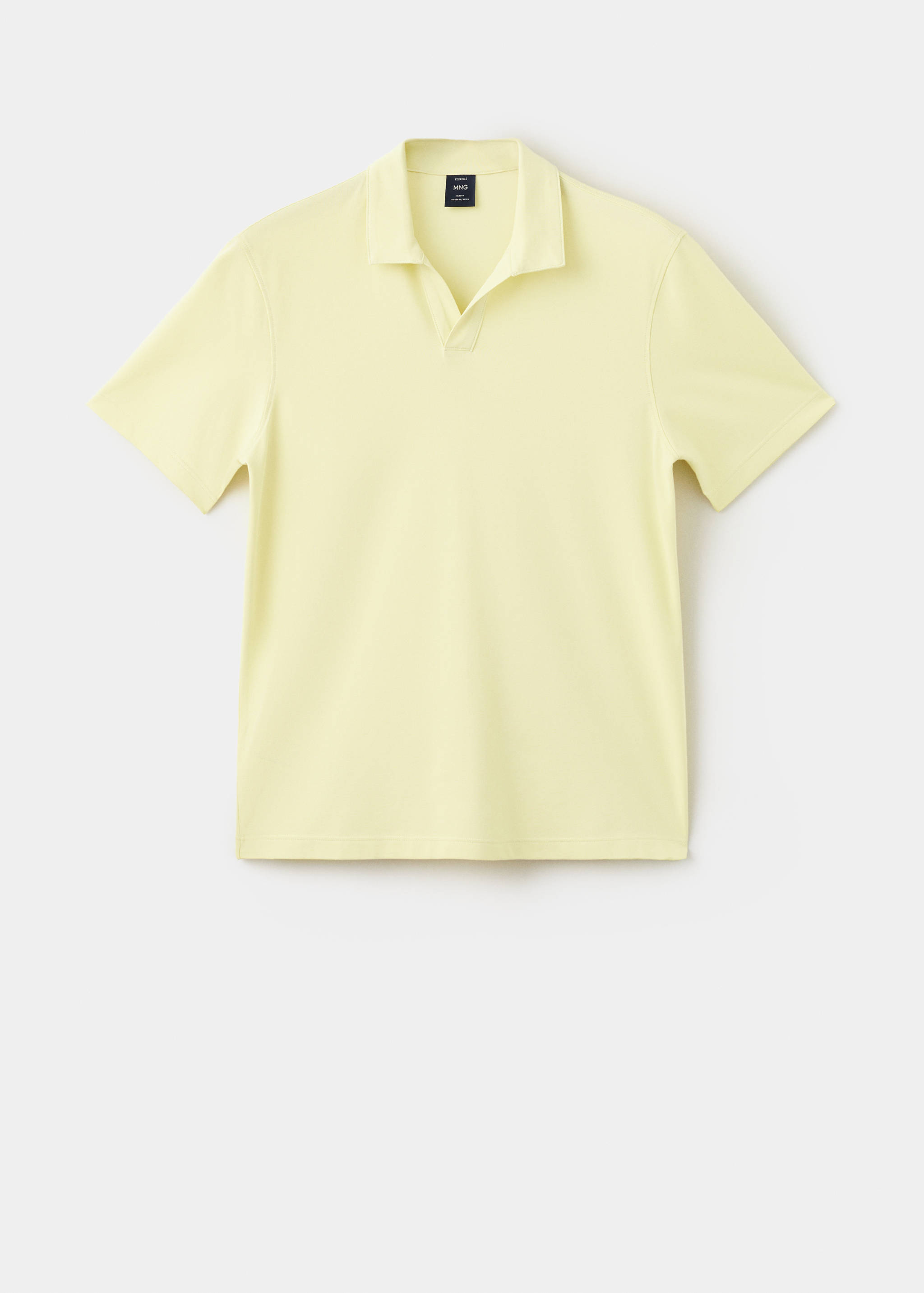 Cotton piqué polo shirt - Article without model