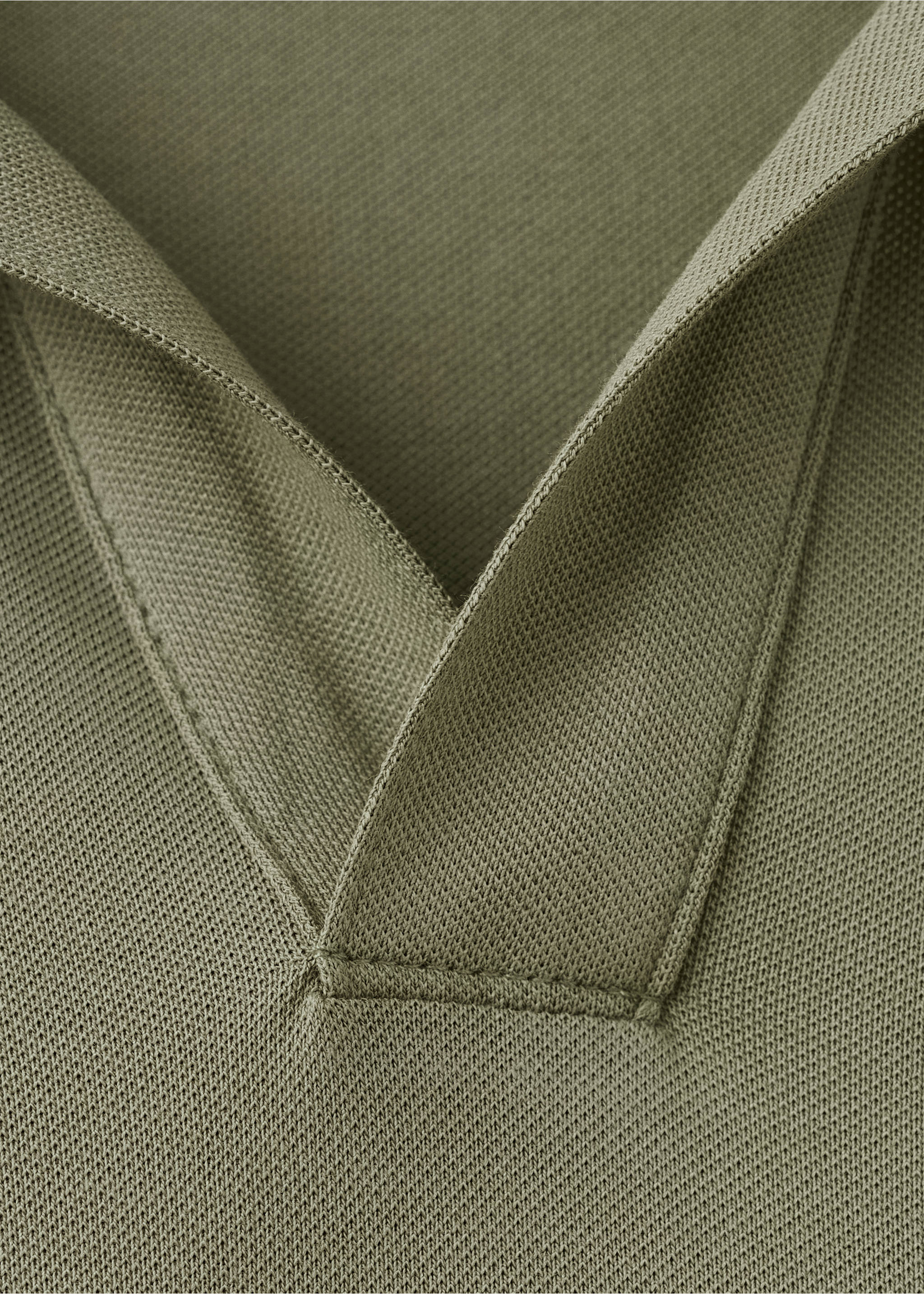 Polo algodón piqué - Detalle del artículo 8, Verde oscuro. Ref: 17097766-00.