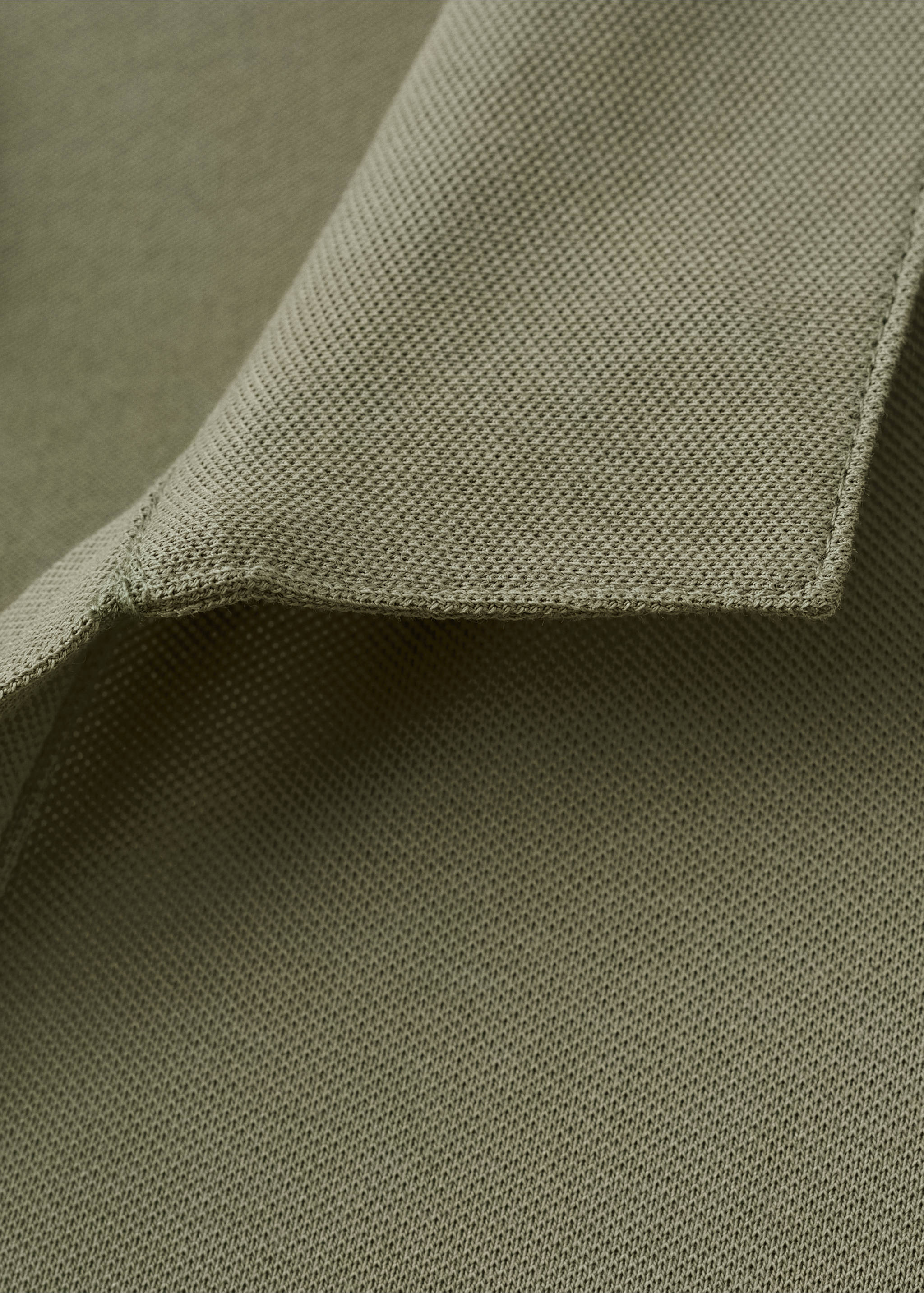 Polo algodón piqué - Detalle del artículo 0, Verde oscuro. Ref: 17097766-00.