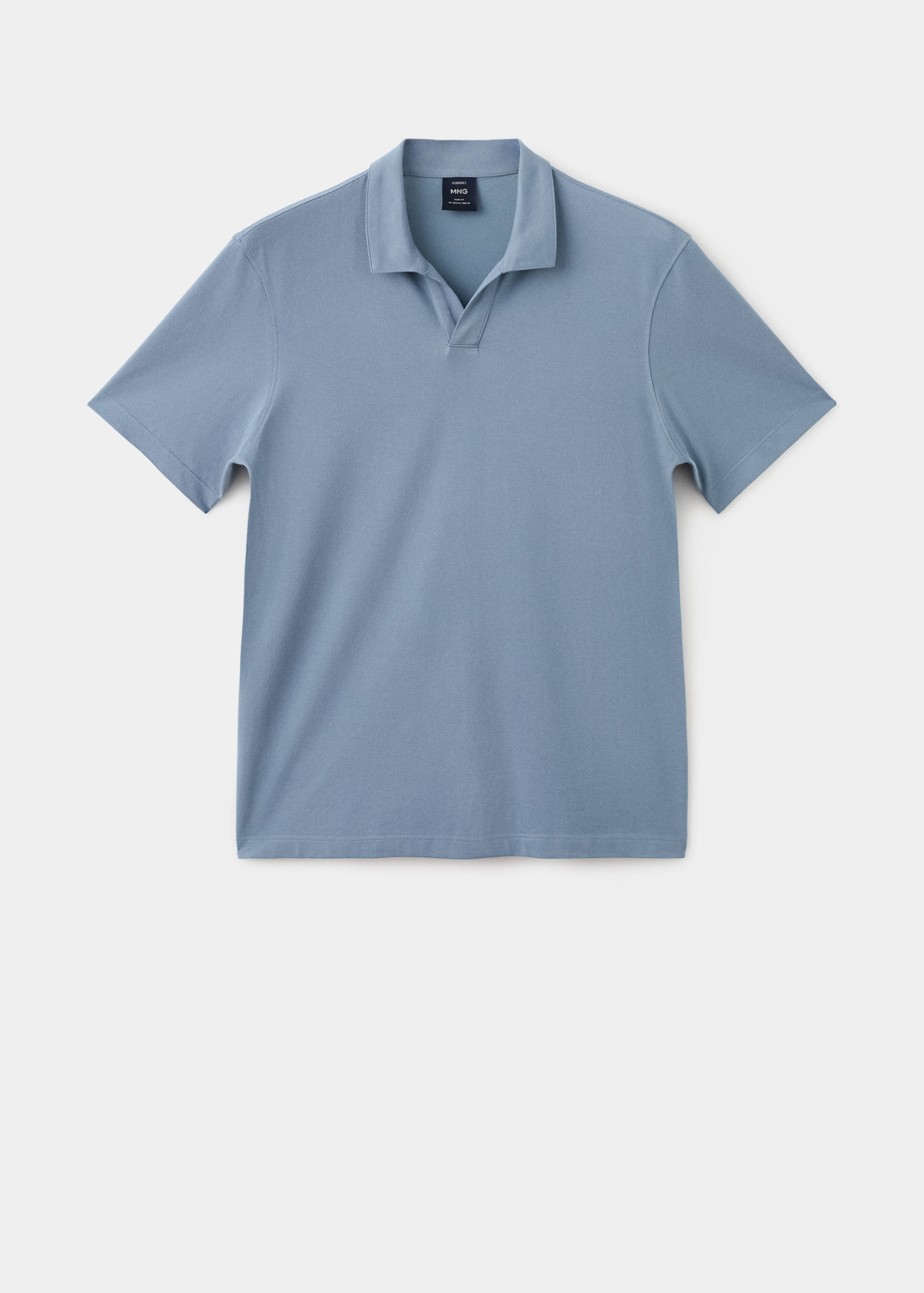 Cotton piqué polo shirt - Article without model