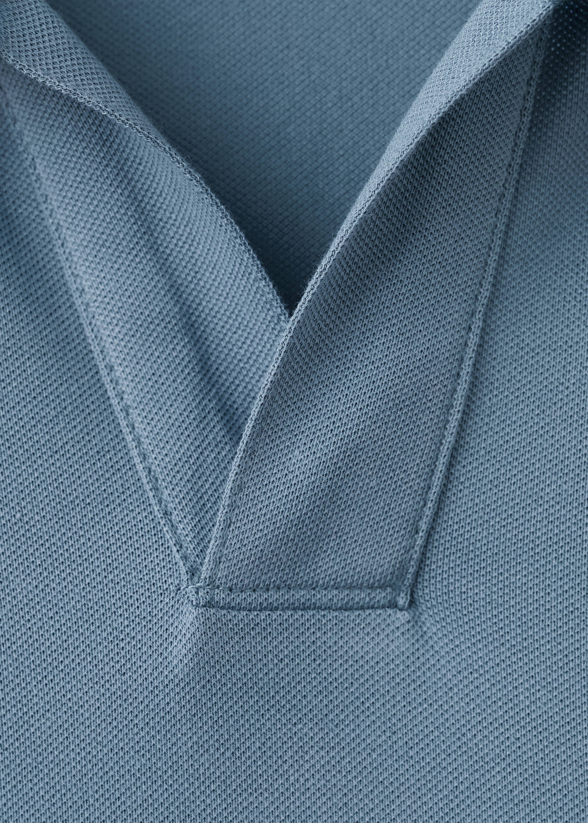 Cotton piqué polo shirt - Details of the article 8