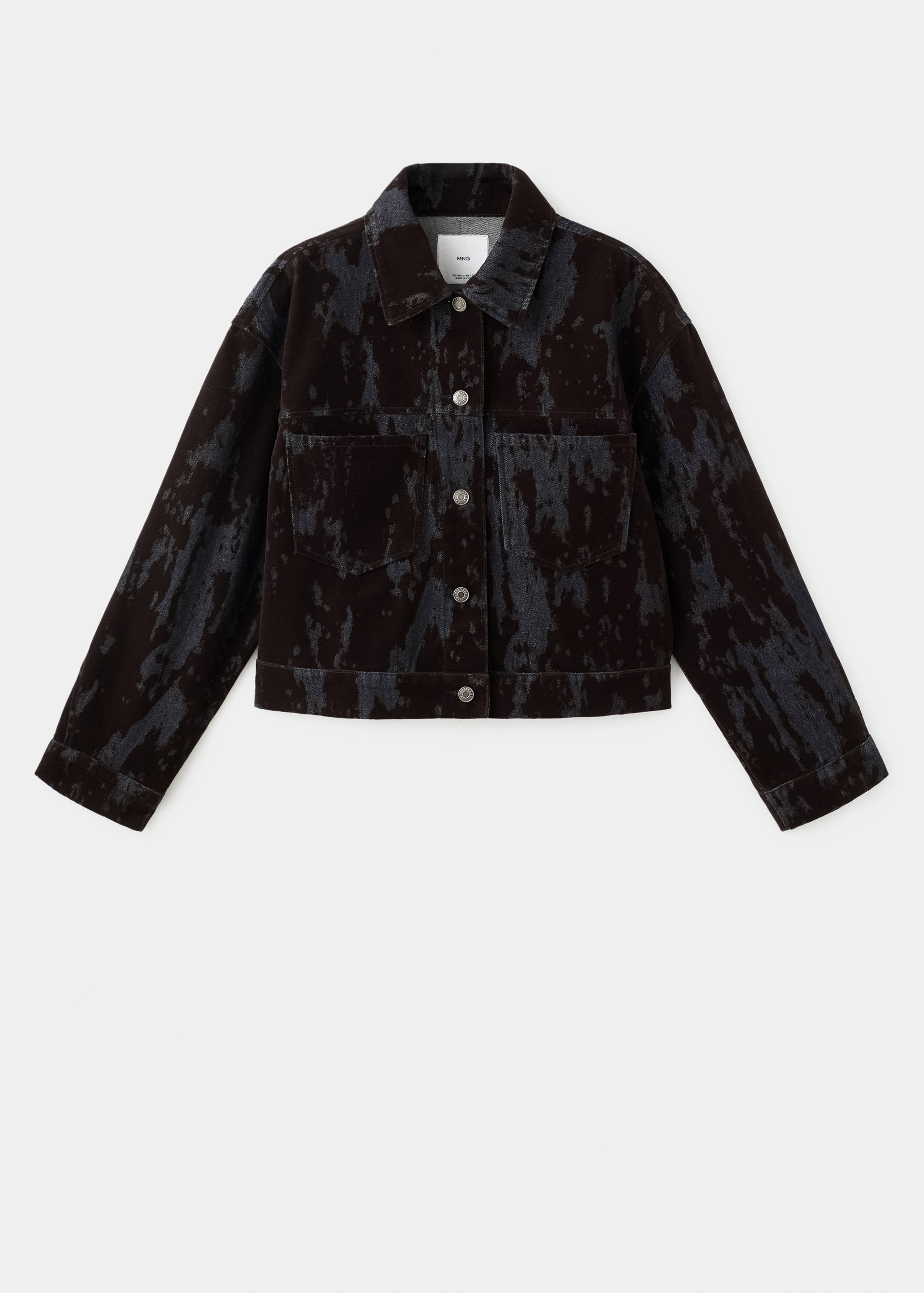 Devoré denim jacket - Article without model