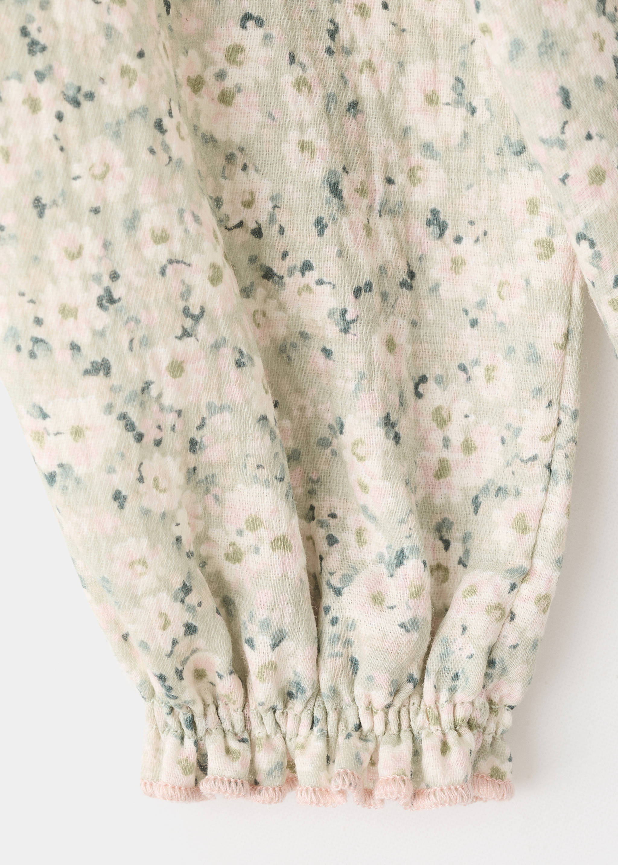Floral cotton blouse - Details of the article 0