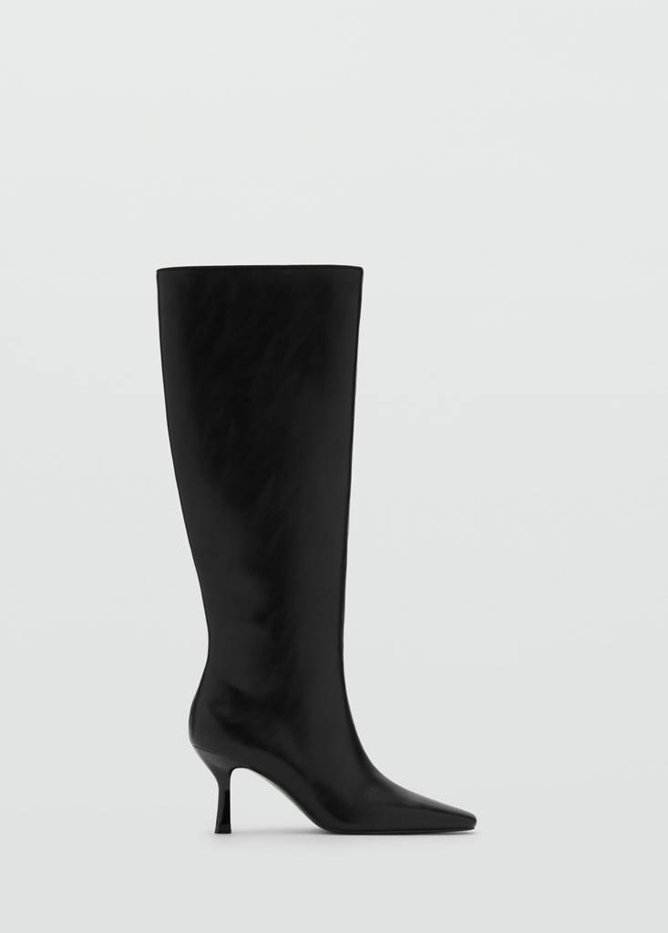 High heel boots — Black