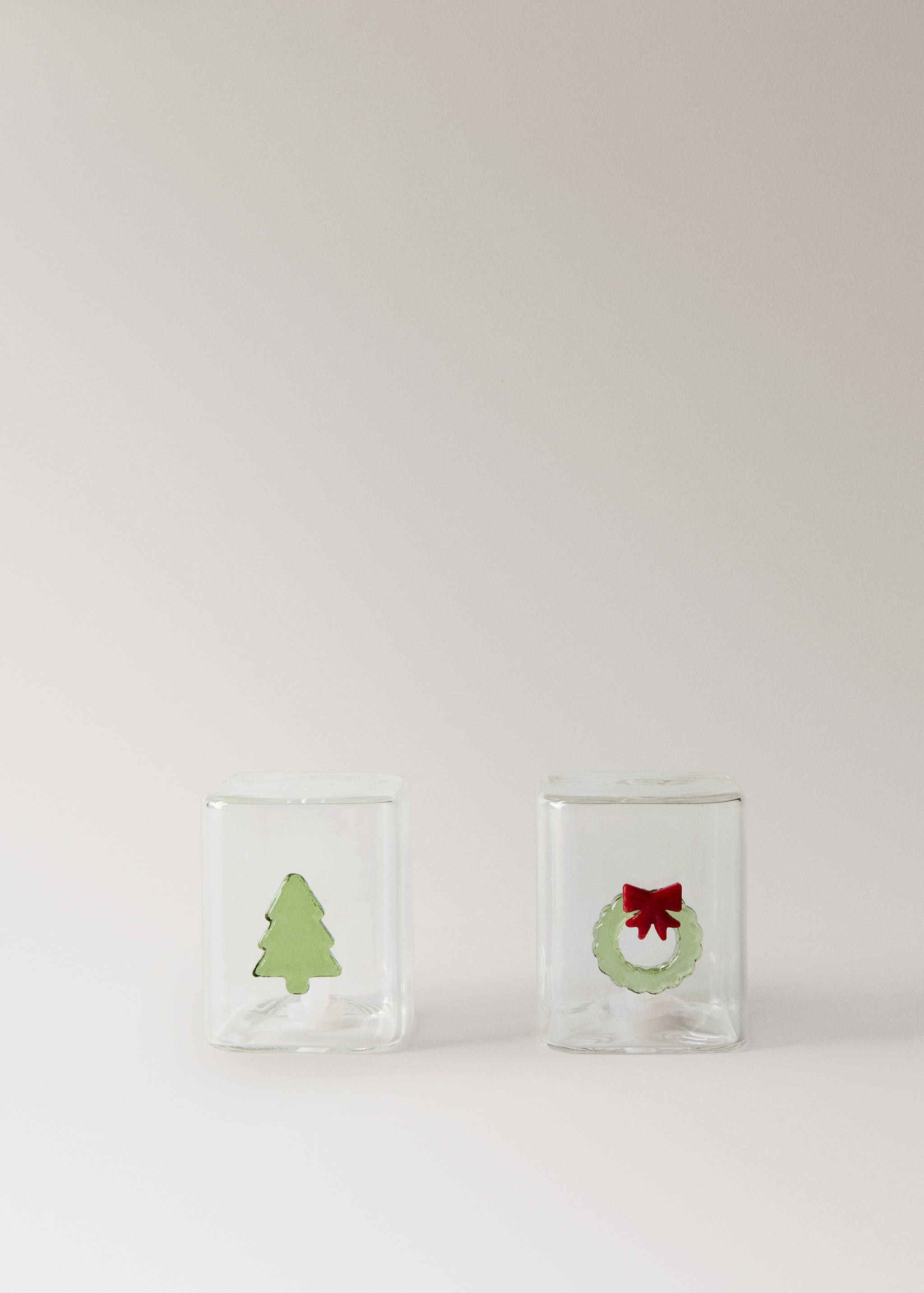 Borosilicate crown and tree salt and pepper mills - Article without model