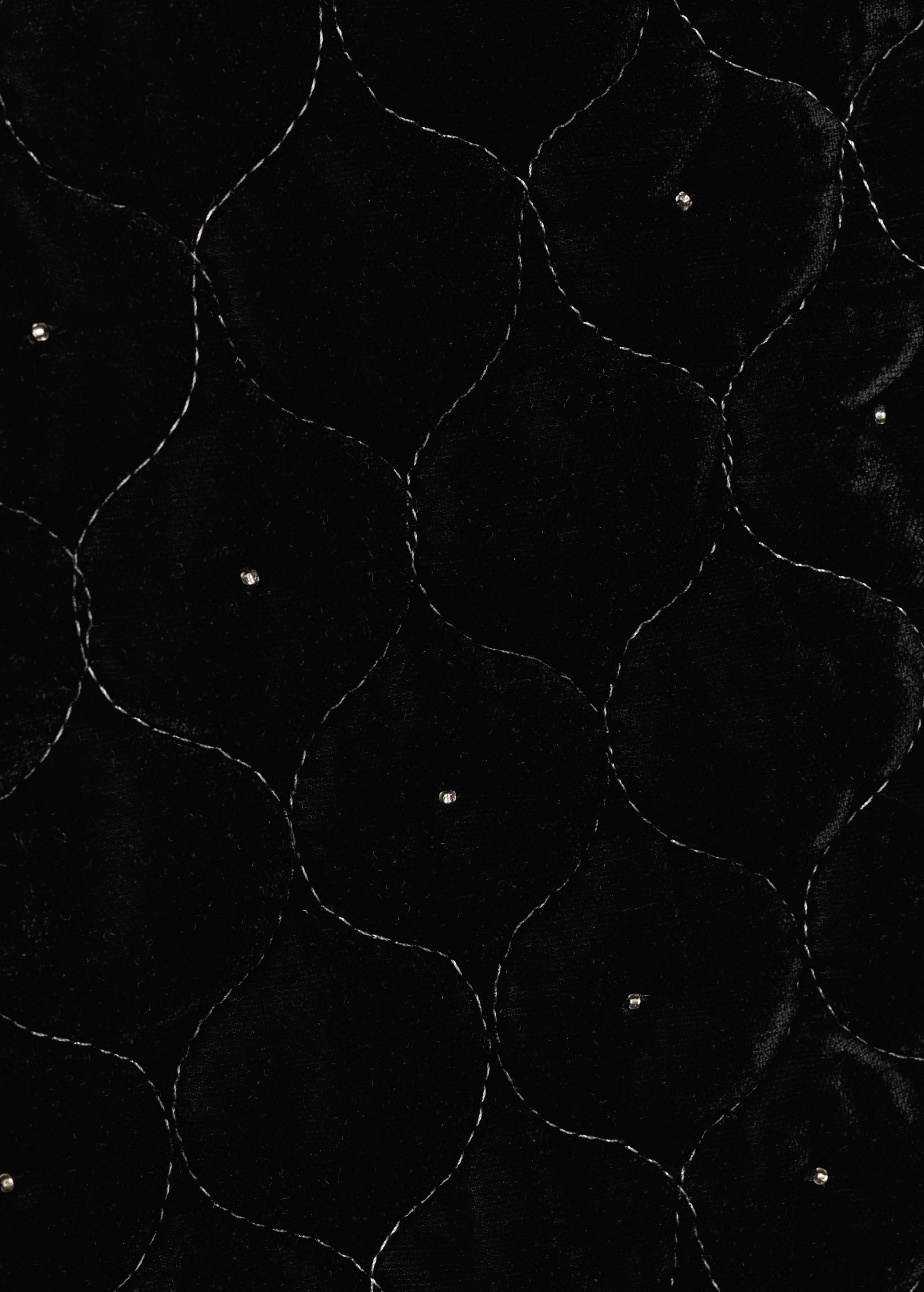 Beaded velvet jacket - Details of the article 0