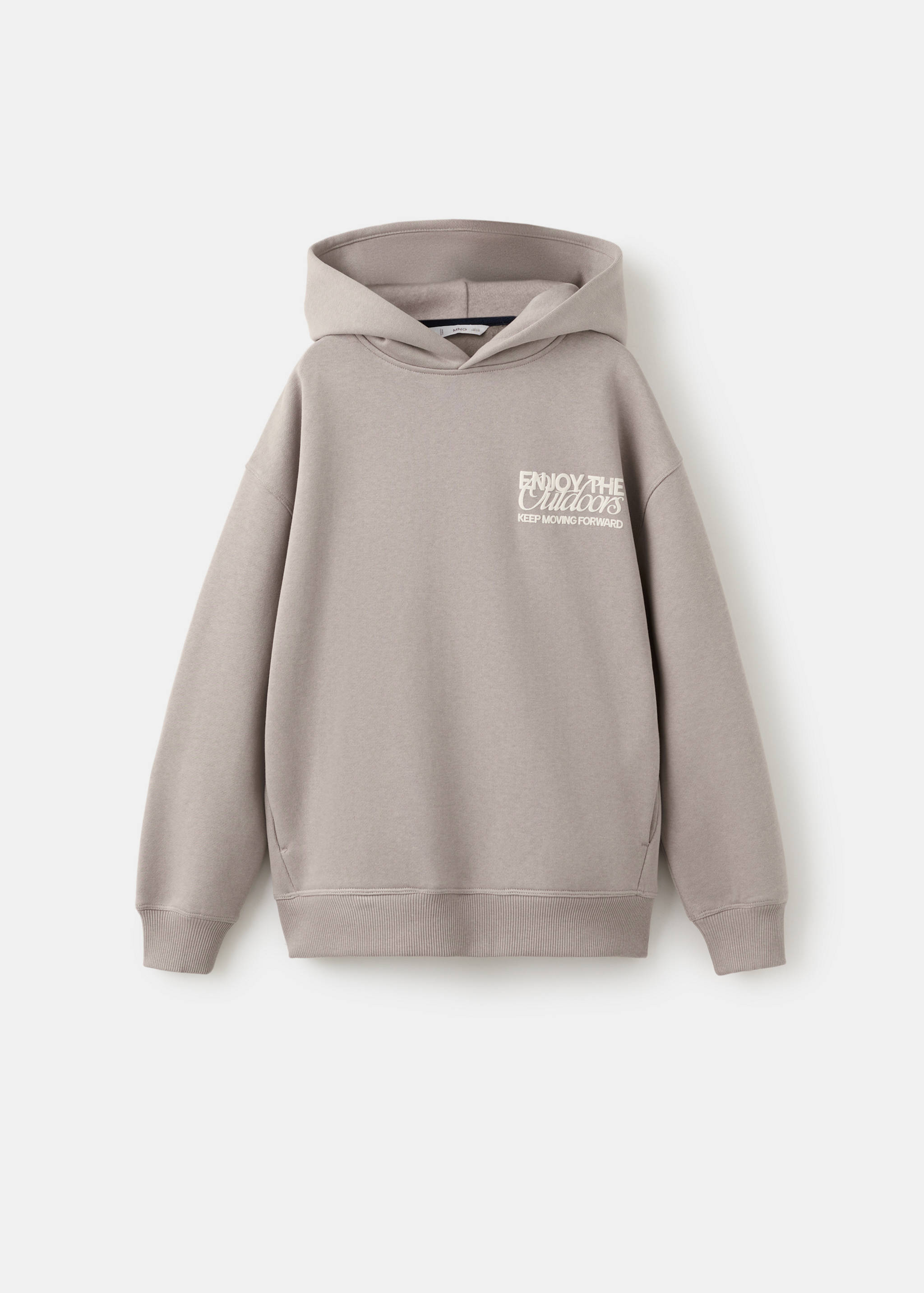 Sweatshirt emboss bermotif - Barang tanpa model