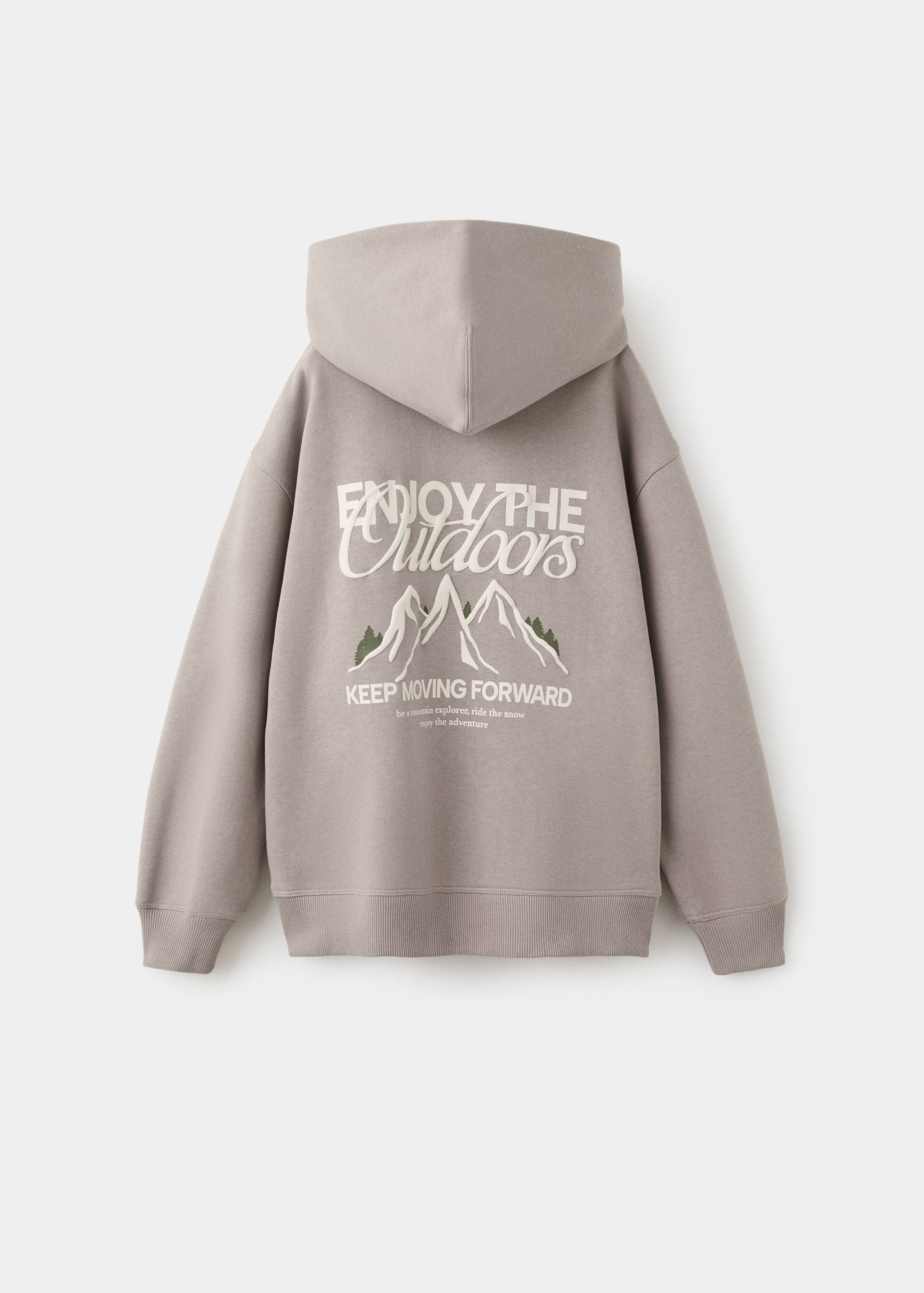 Sweatshirt emboss bermotif - Versi terbalik dari barang