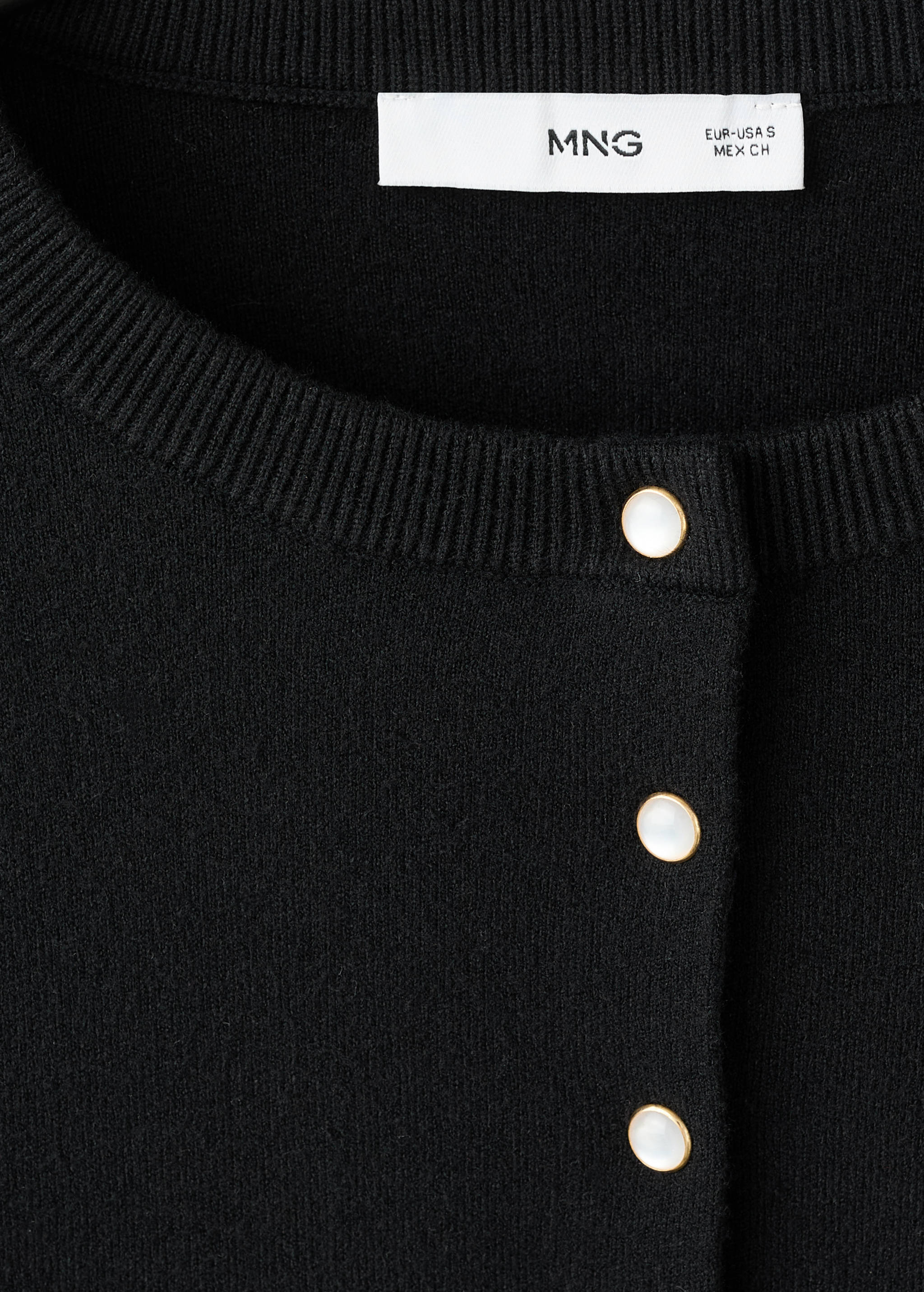Knitted button cardigan - Details of the article 8