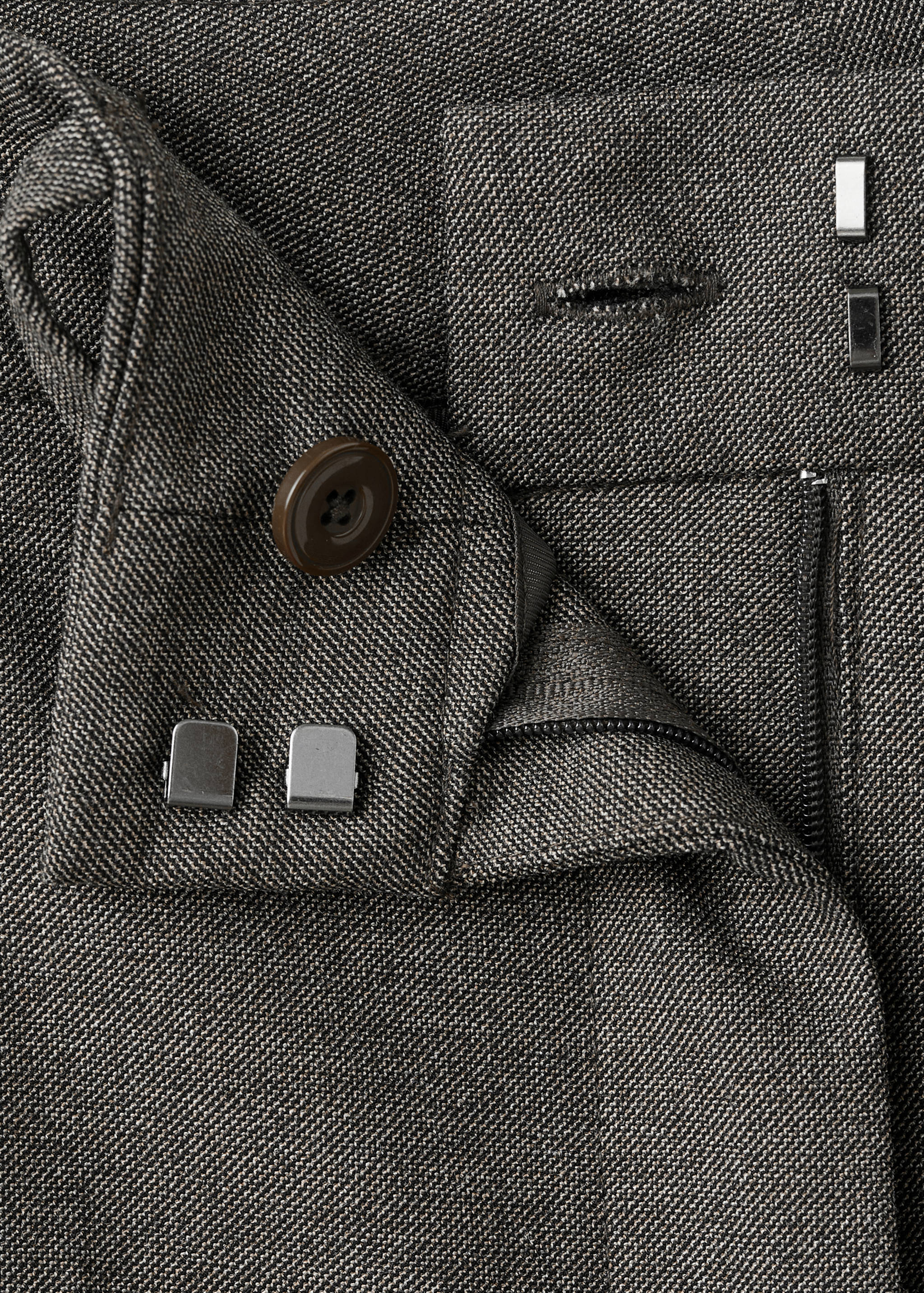 Pantalon droit avec ceinture - Détail de l'article 8