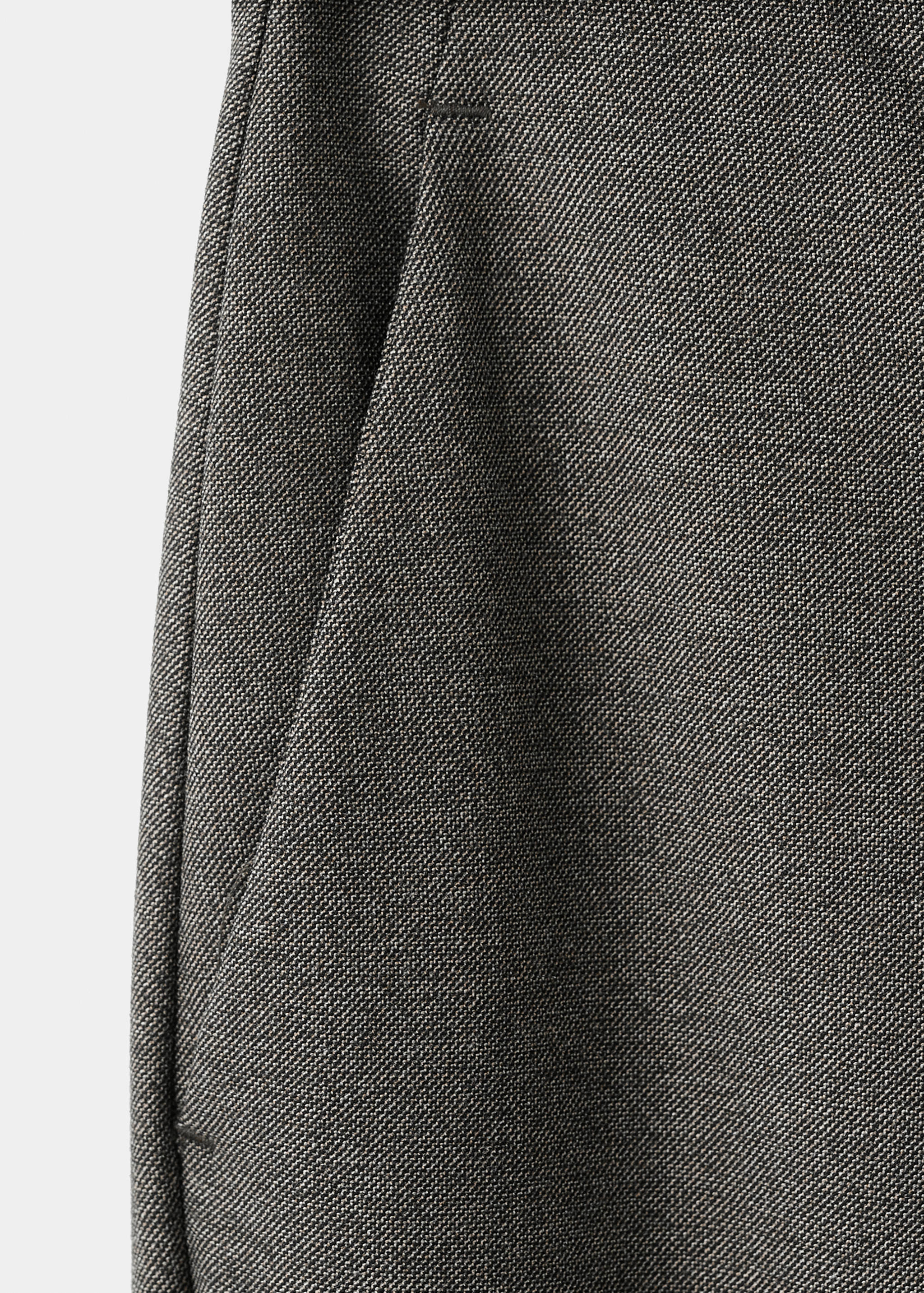 Pantalon droit avec ceinture - Détail de l'article 0