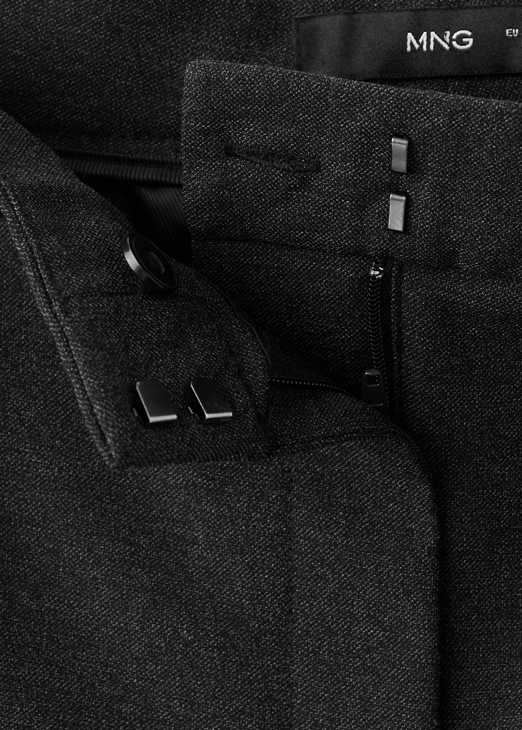 Pantalon droit avec ceinture - Détail de l'article 0