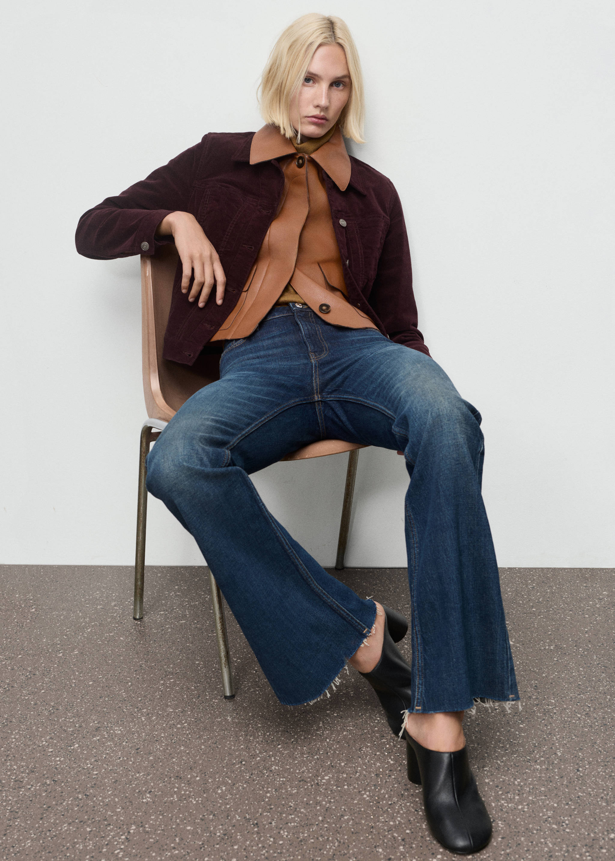 Veste en velours avec coutures - Détail de l'article 2