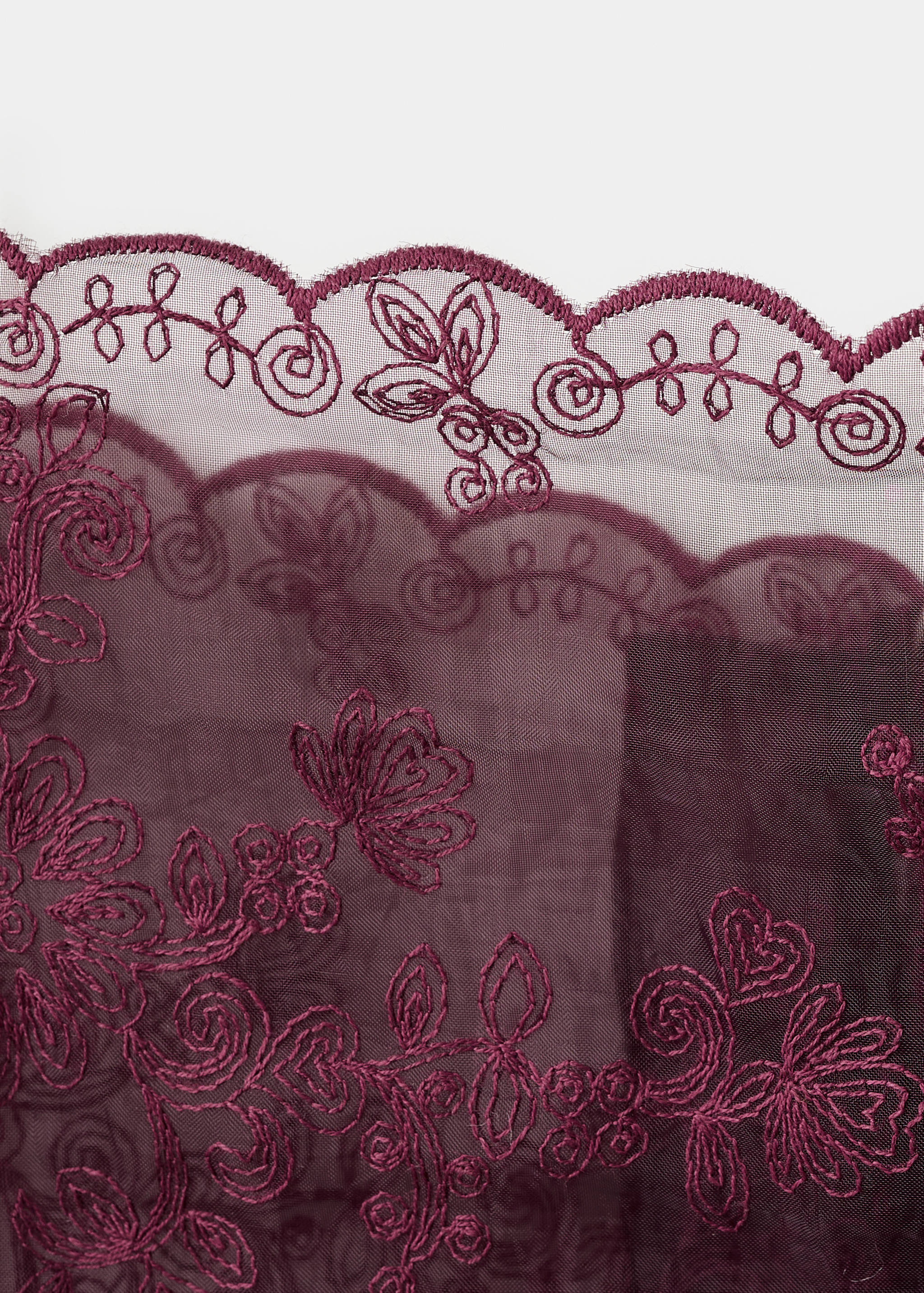 Embroidered sheer top - Details of the article 8