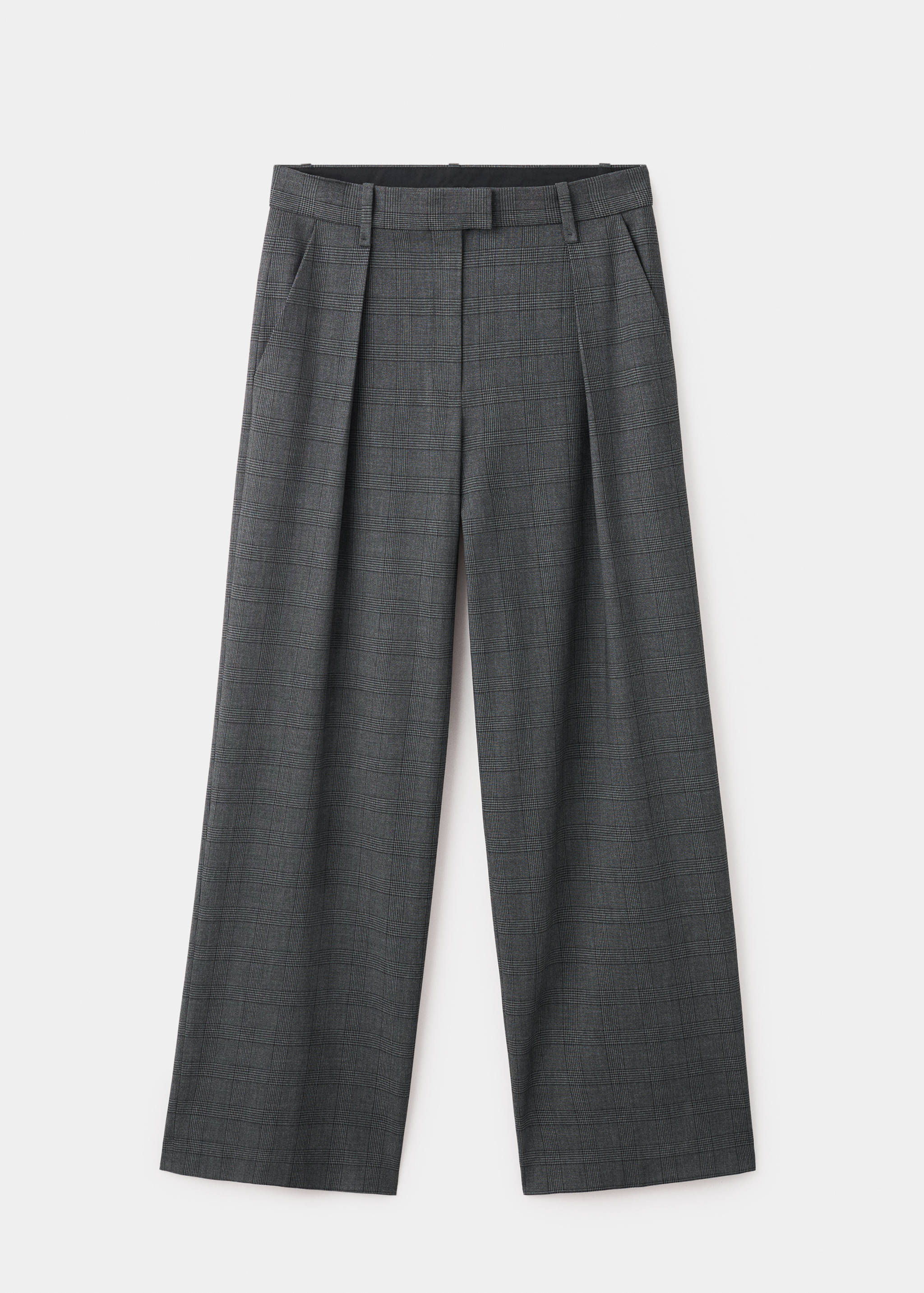Pantalón traje cuadros pinzas - Artículo sin modelo