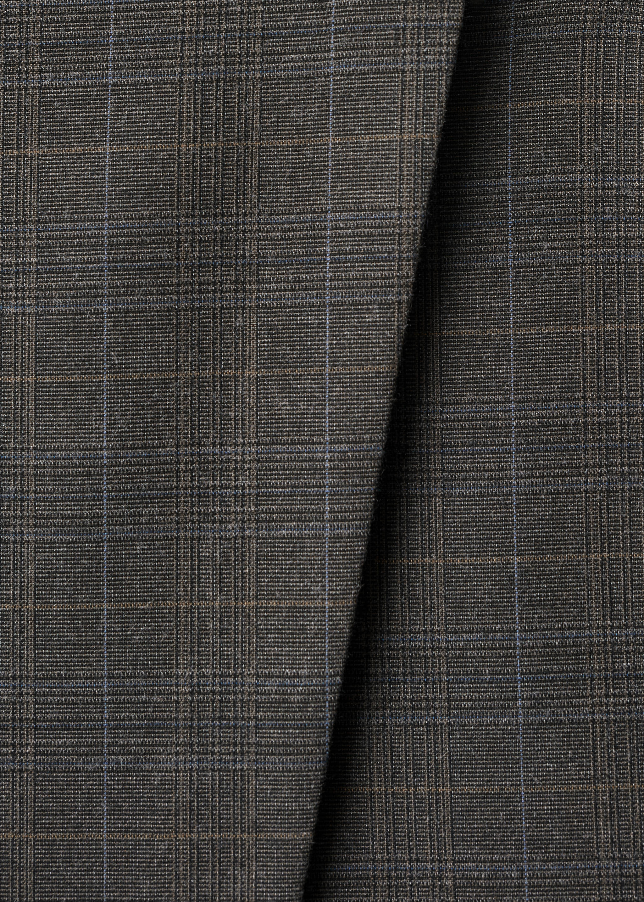 Клетчатая юбка с запáхом - Деталь изделия 0, Коричневый. Ref: 17097811-00.