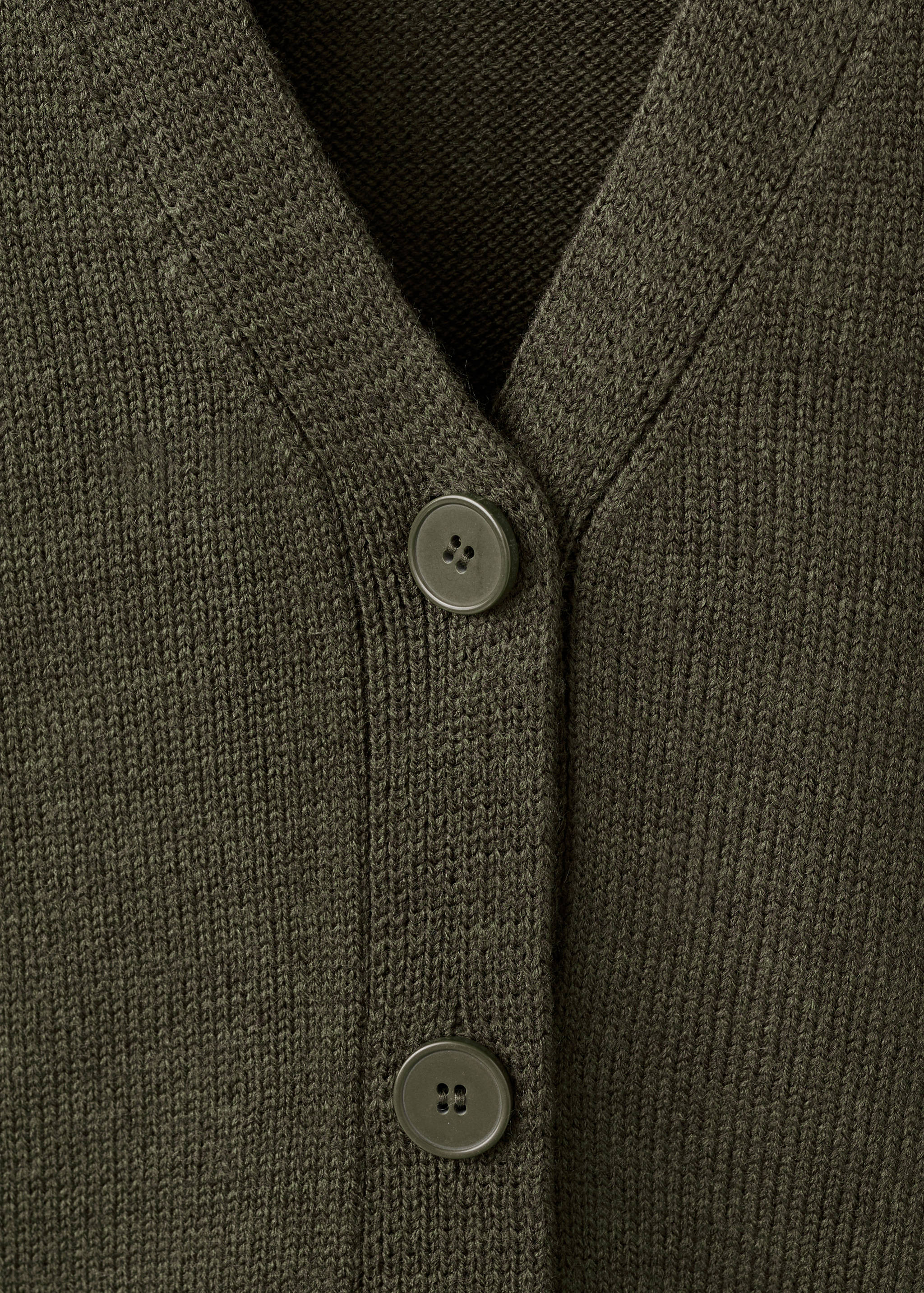 Oversized V-neck cardigan - Details of the article 0