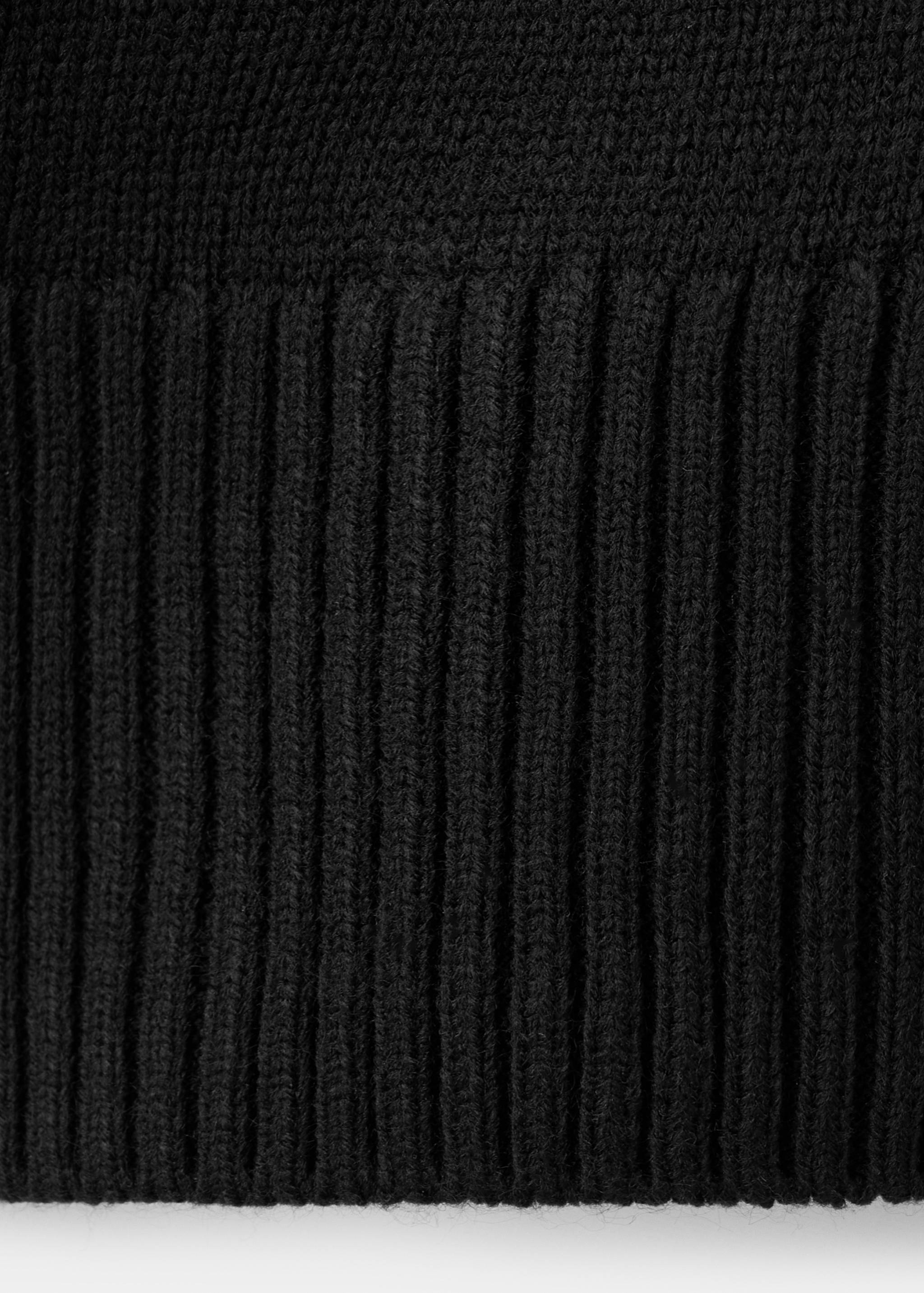 Oversized V-neck cardigan - Details of the article 0