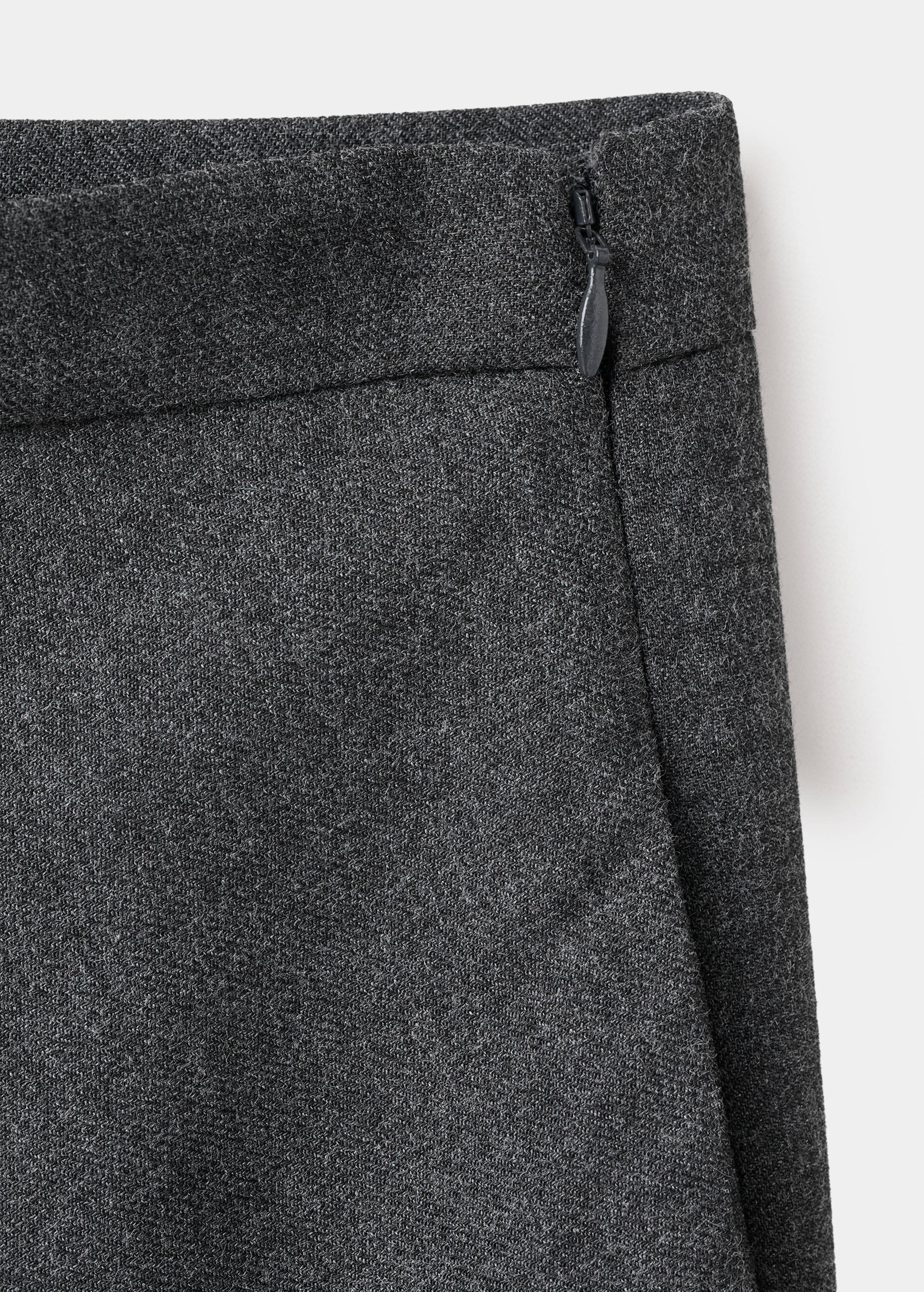 Jupe évasée en laine mélangée - Détail de l'article 8