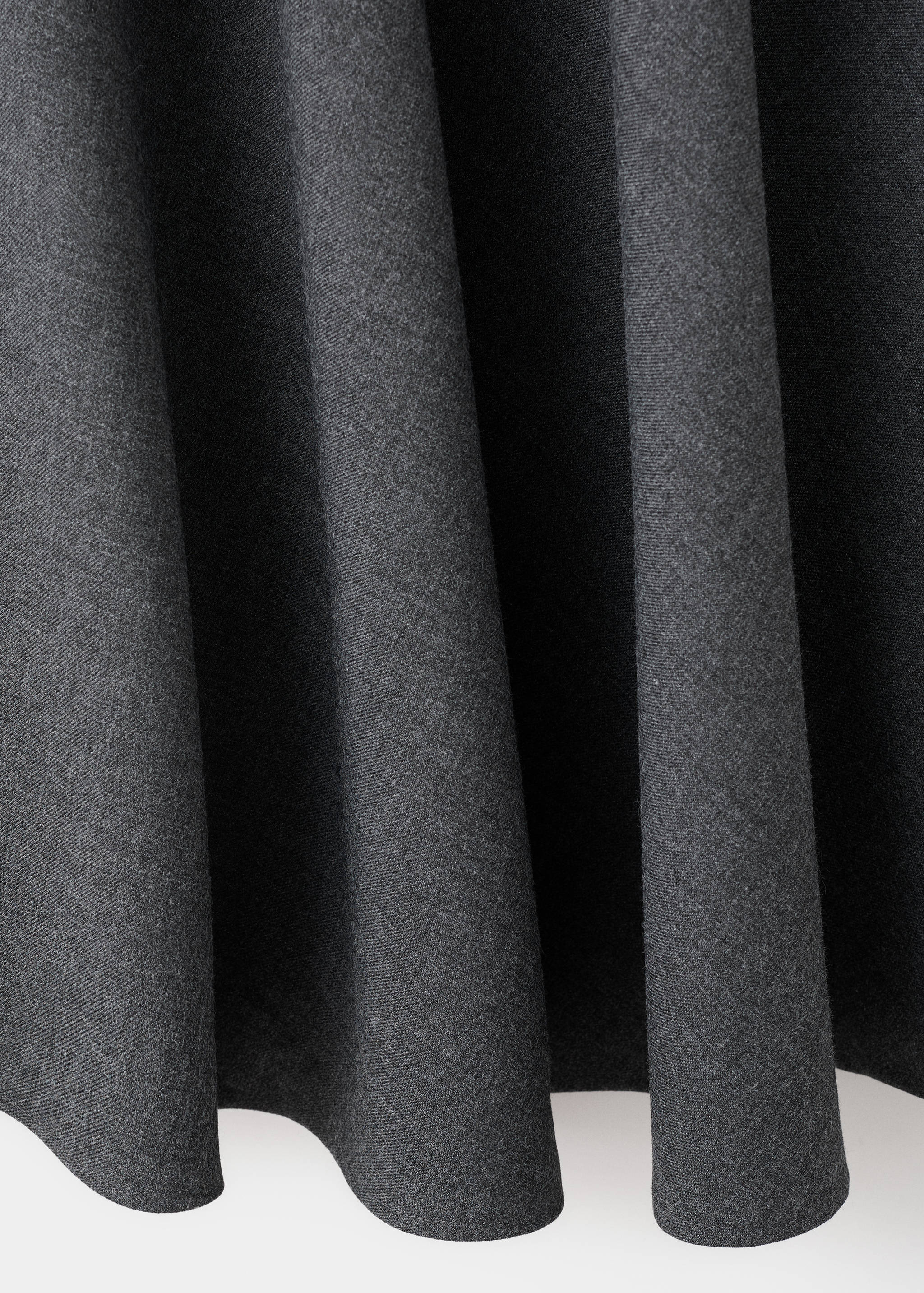 Jupe évasée en laine mélangée - Détail de l'article 8