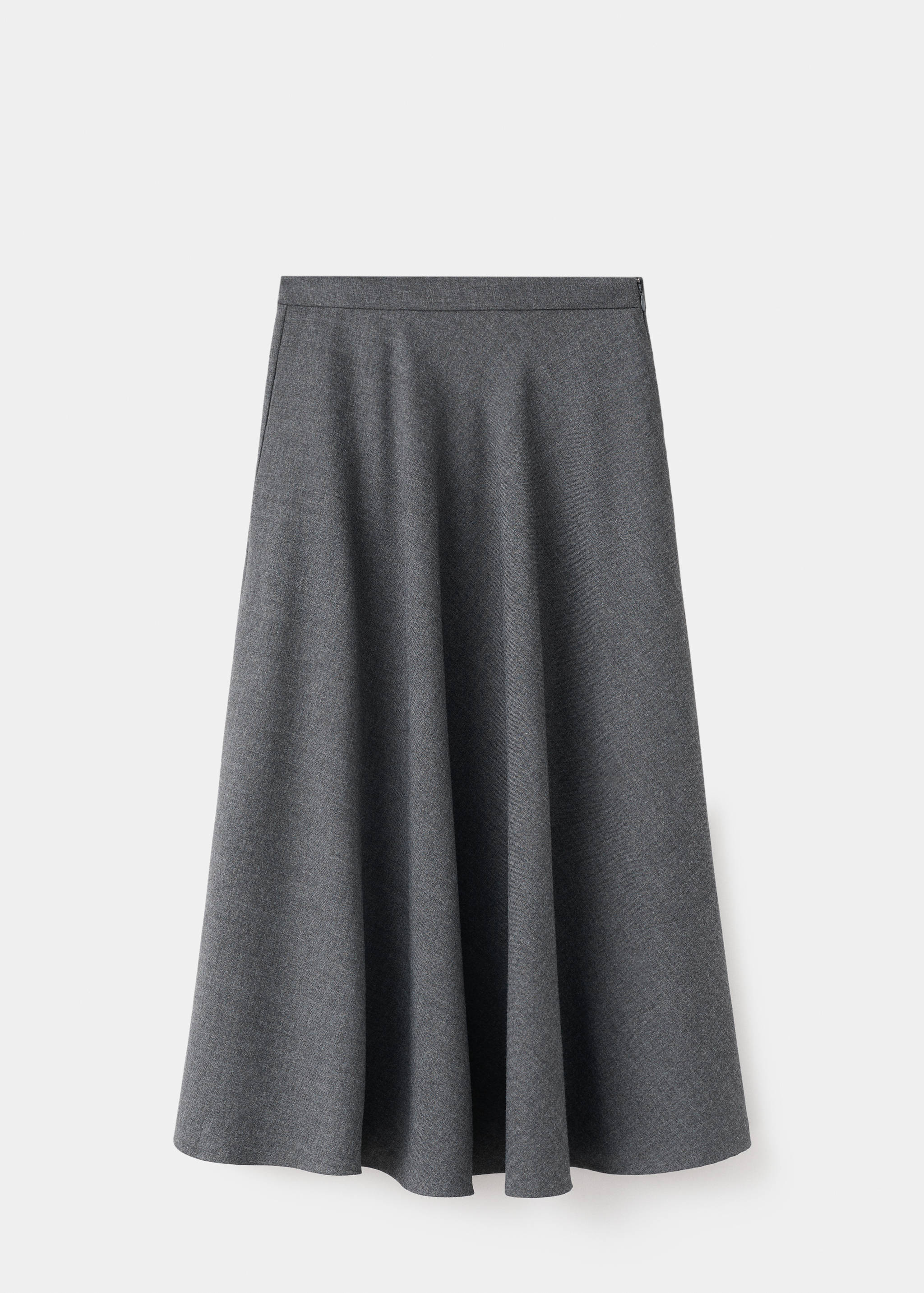 A-line wool-blend skirt - Article without model