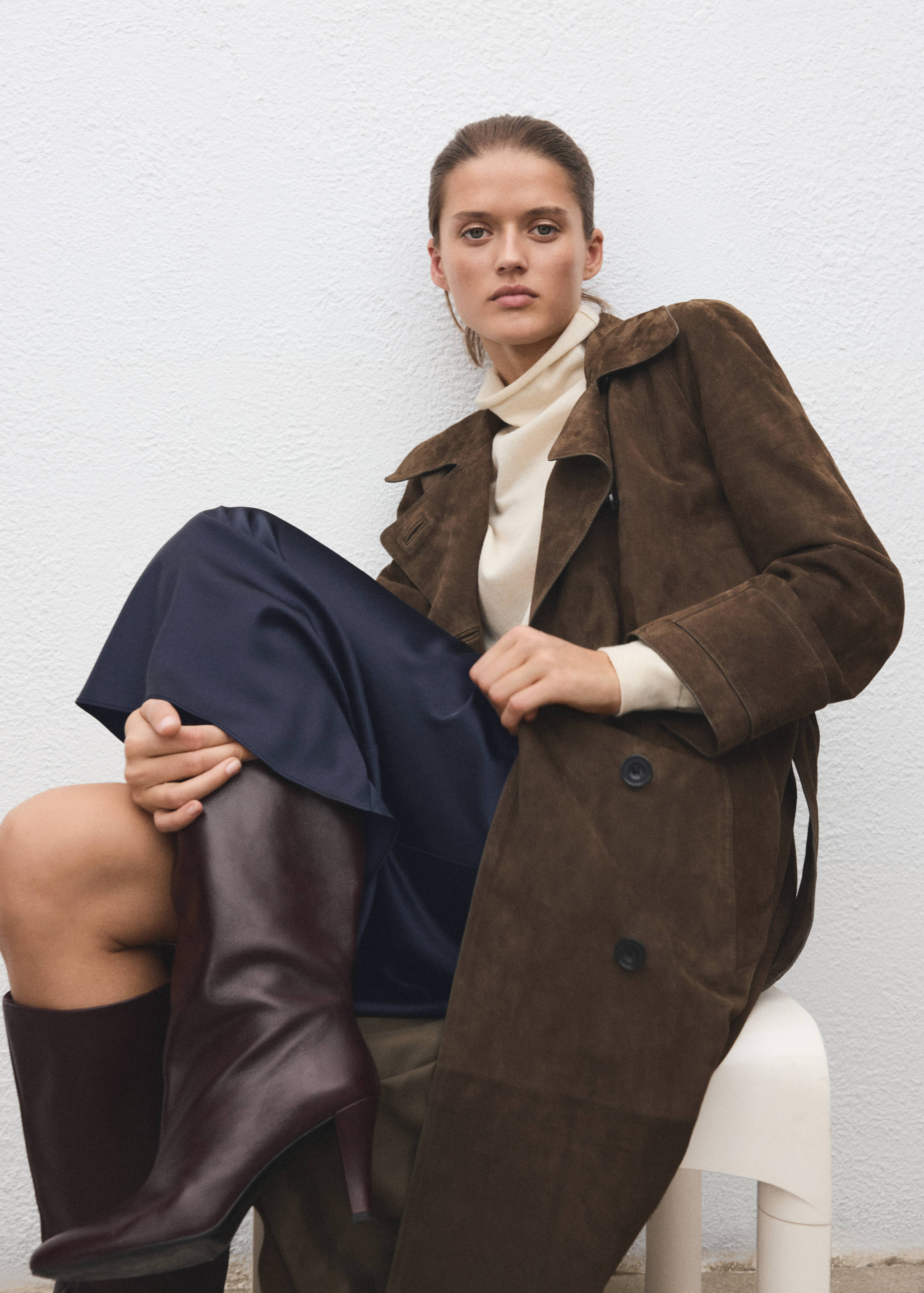 Satenska duga suknja - Detalji artikla 2