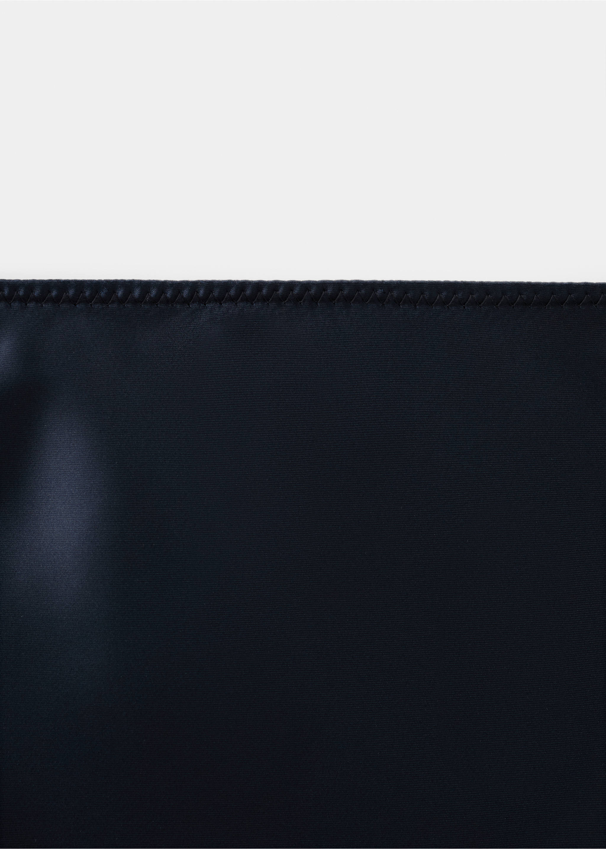 Satin long skirt - Details of the article 8, Navy. Ref: 17097817-00.