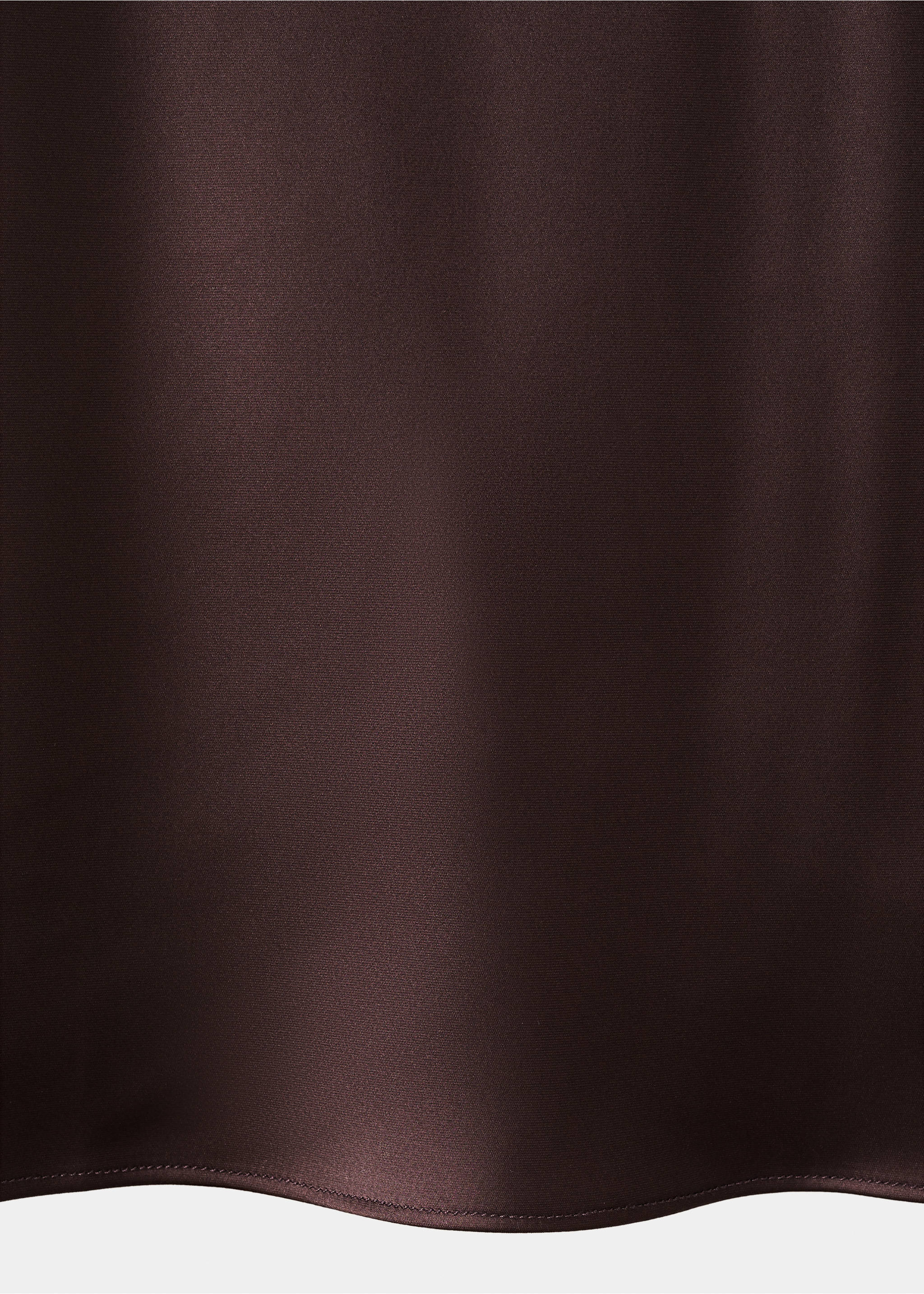 Satin long skirt - Details of the article 8, Plum. Ref: 17097817-00.