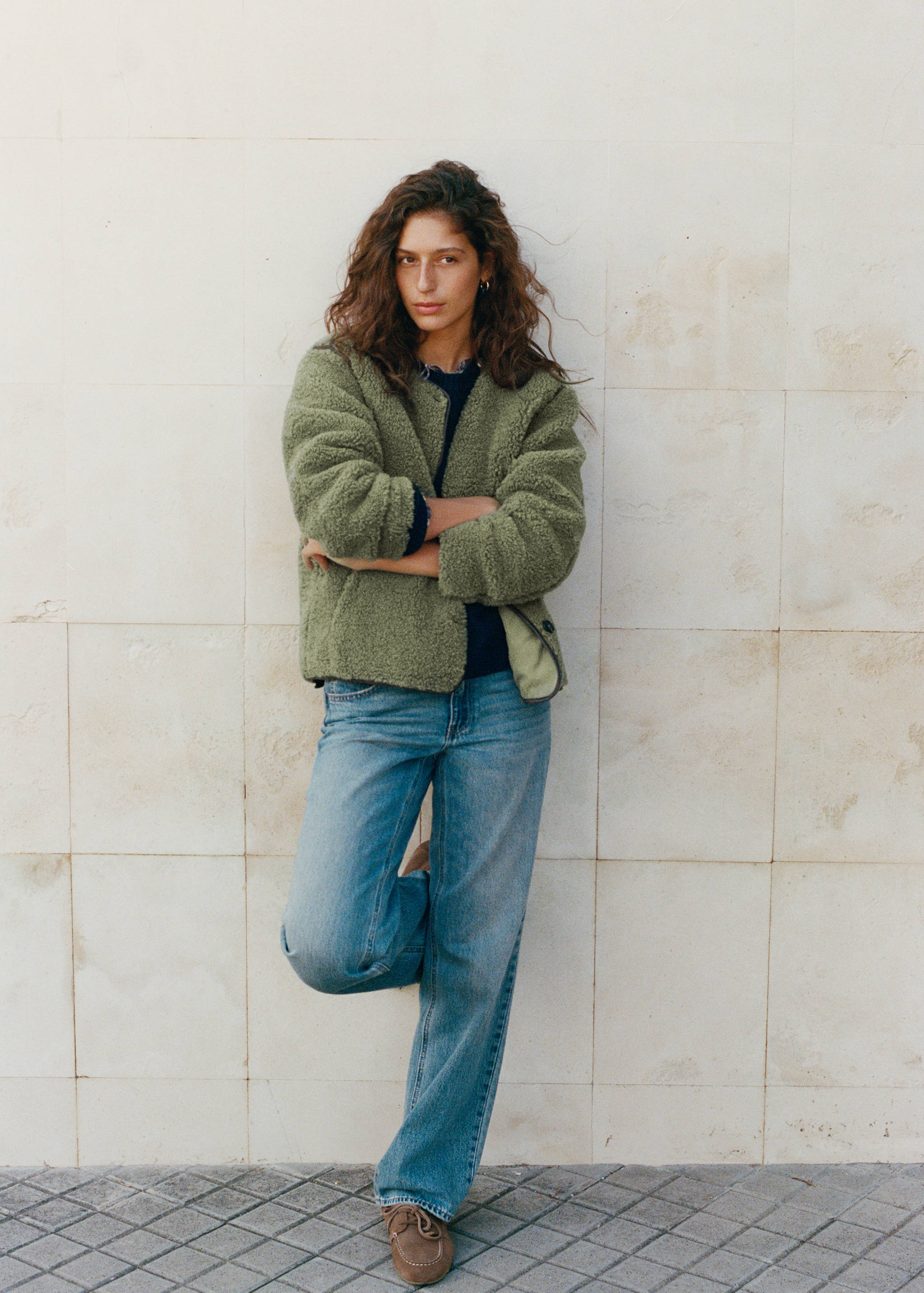 Shearling-effect jacket - Details of the article 5