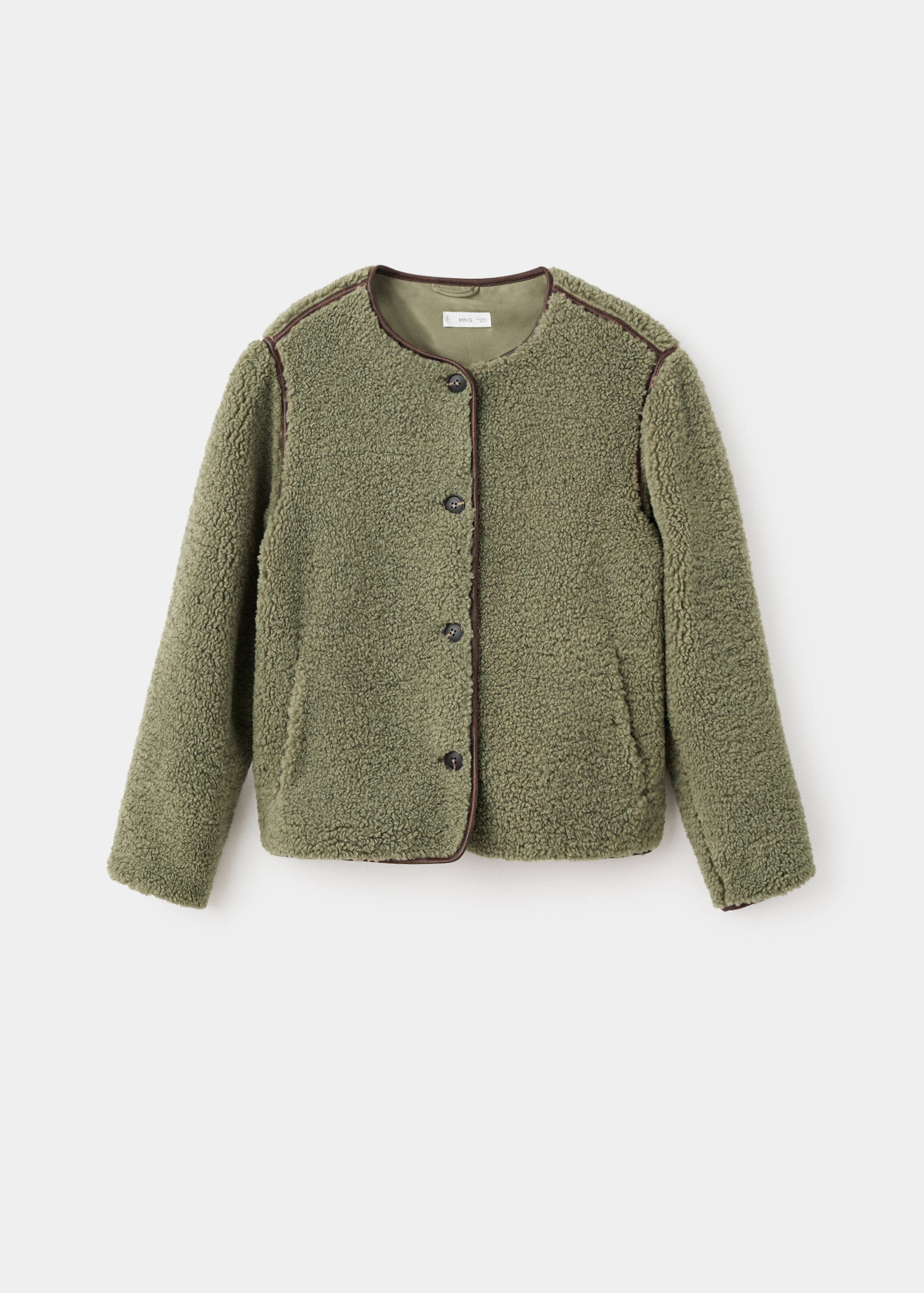 Shearling-effect jacket - Article without model