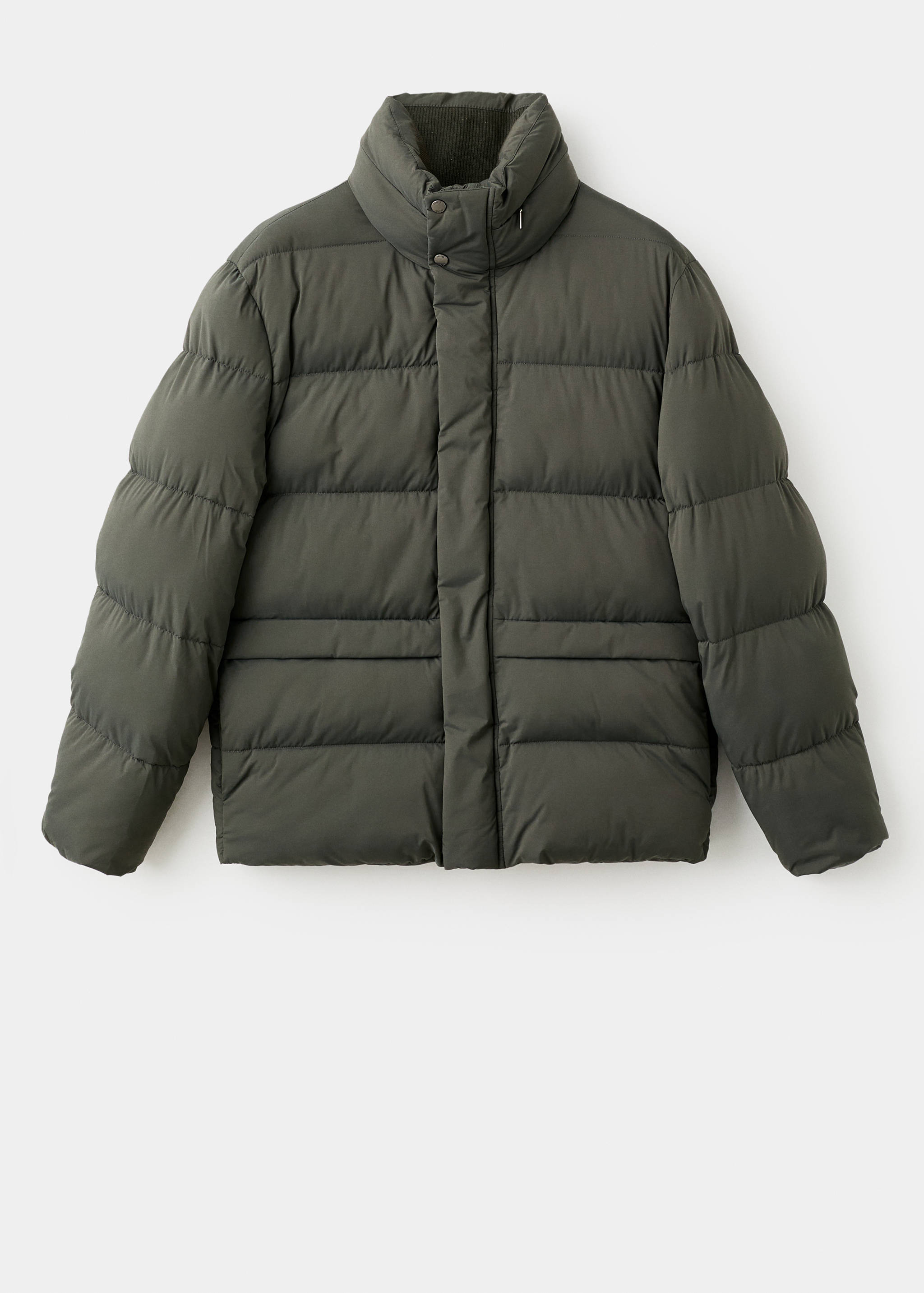 Short water-repellent puffer jacket - Article without model