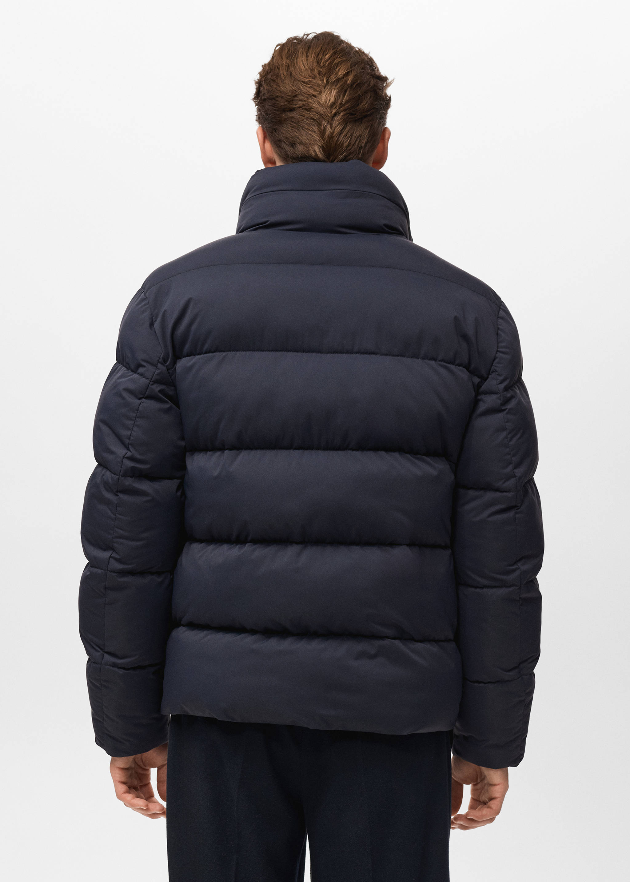 Anorak court matelassé déperlant - Verso de l’article