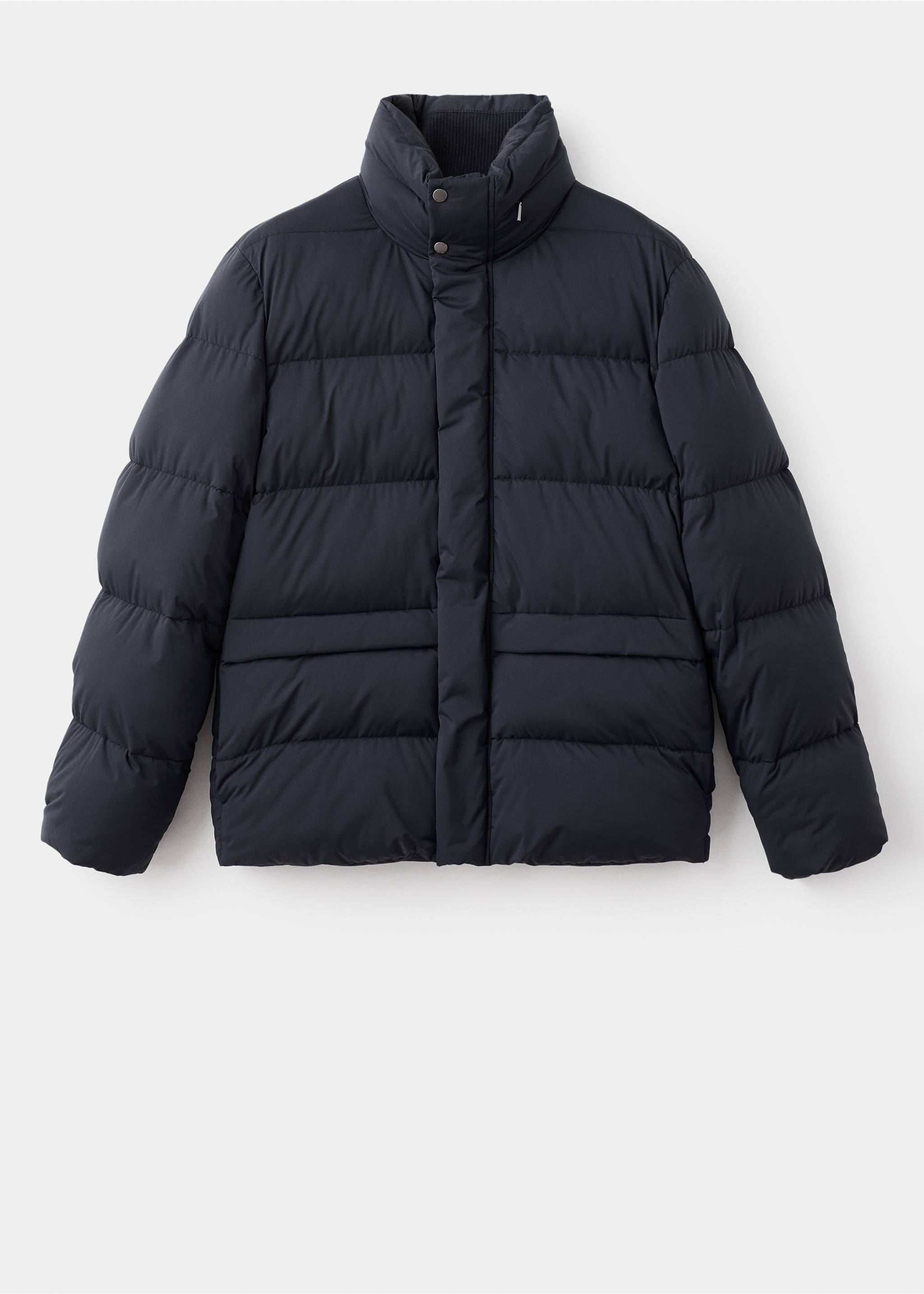 Anorak court matelassé déperlant - Article sans modèle, Bleu marine. Ref: 17097883-00.