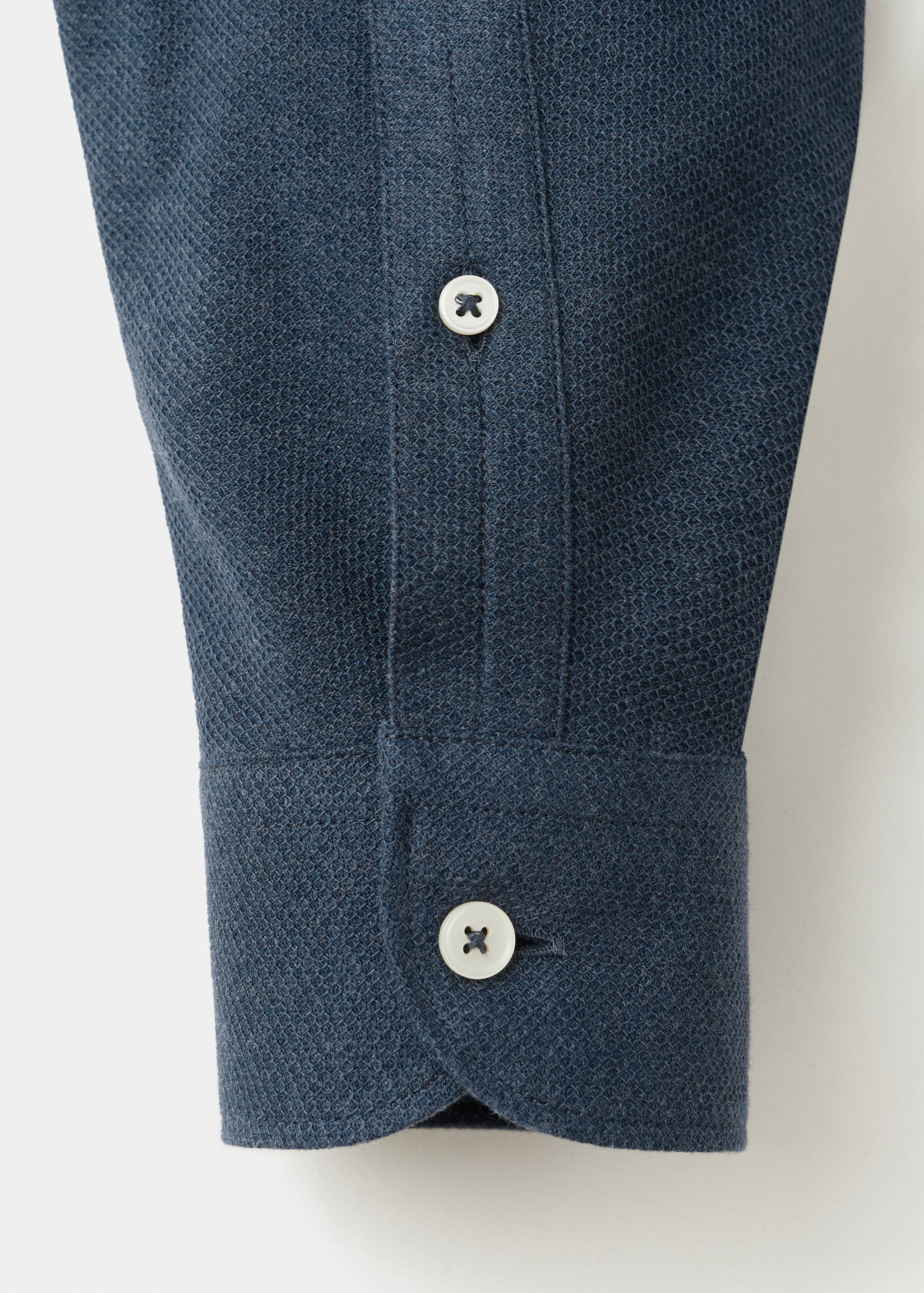 Рубашка приталенного кроя из 100% хлопка - Деталь изделия 0