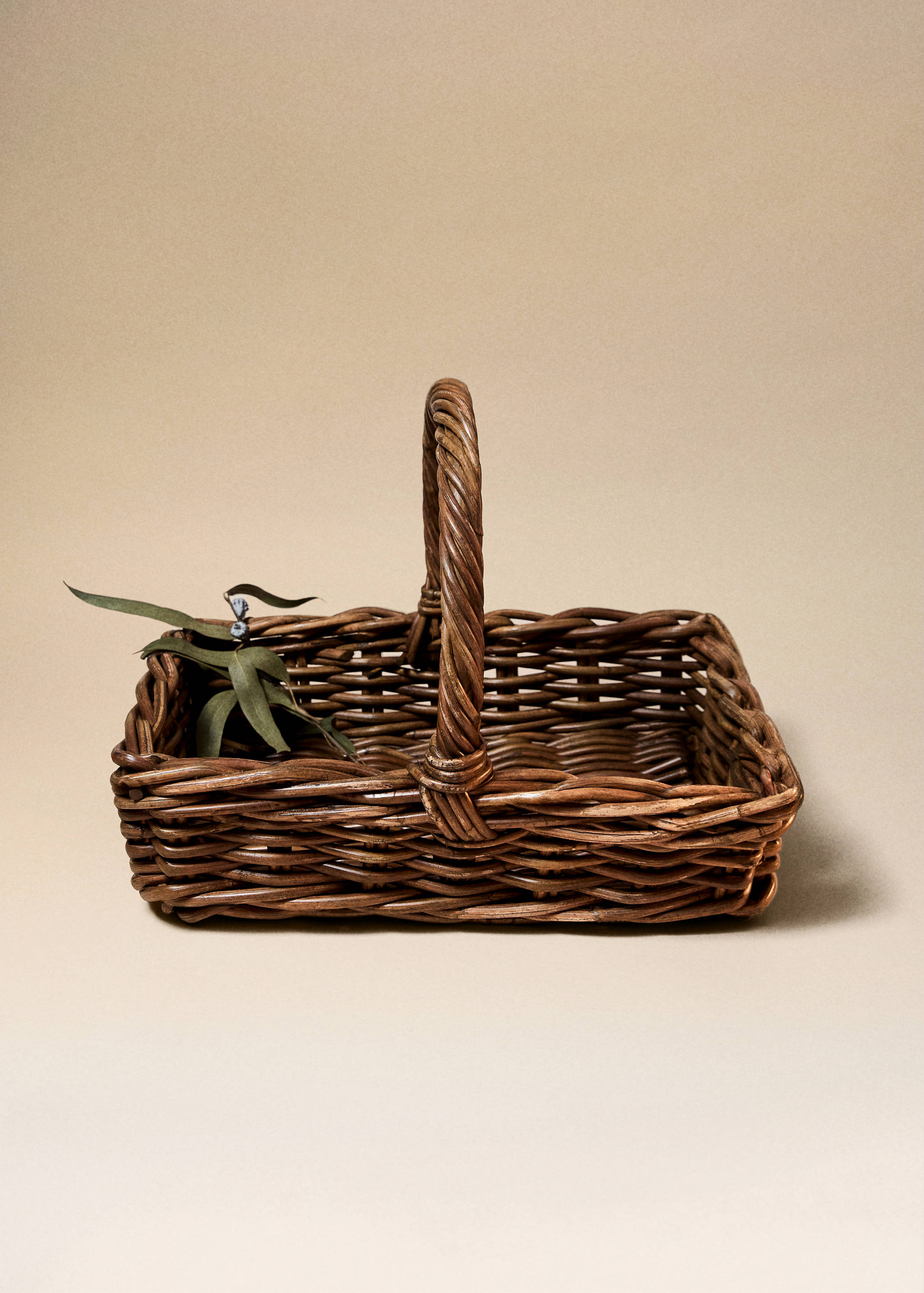 Rattan log basket - General plane