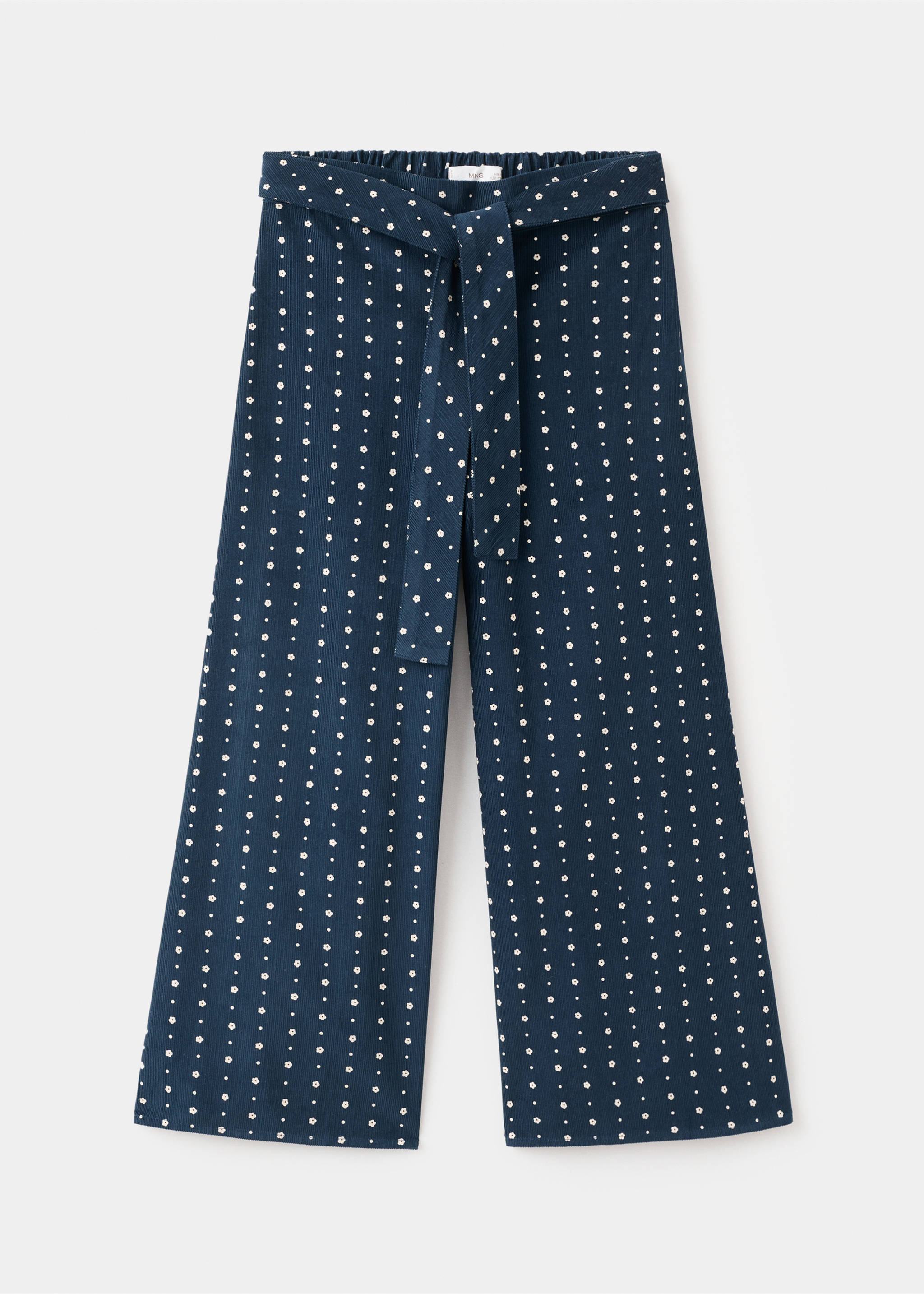 Pantalón micropana flores - Artículo sin modelo, Azul marino. Ref: 17097887-00.