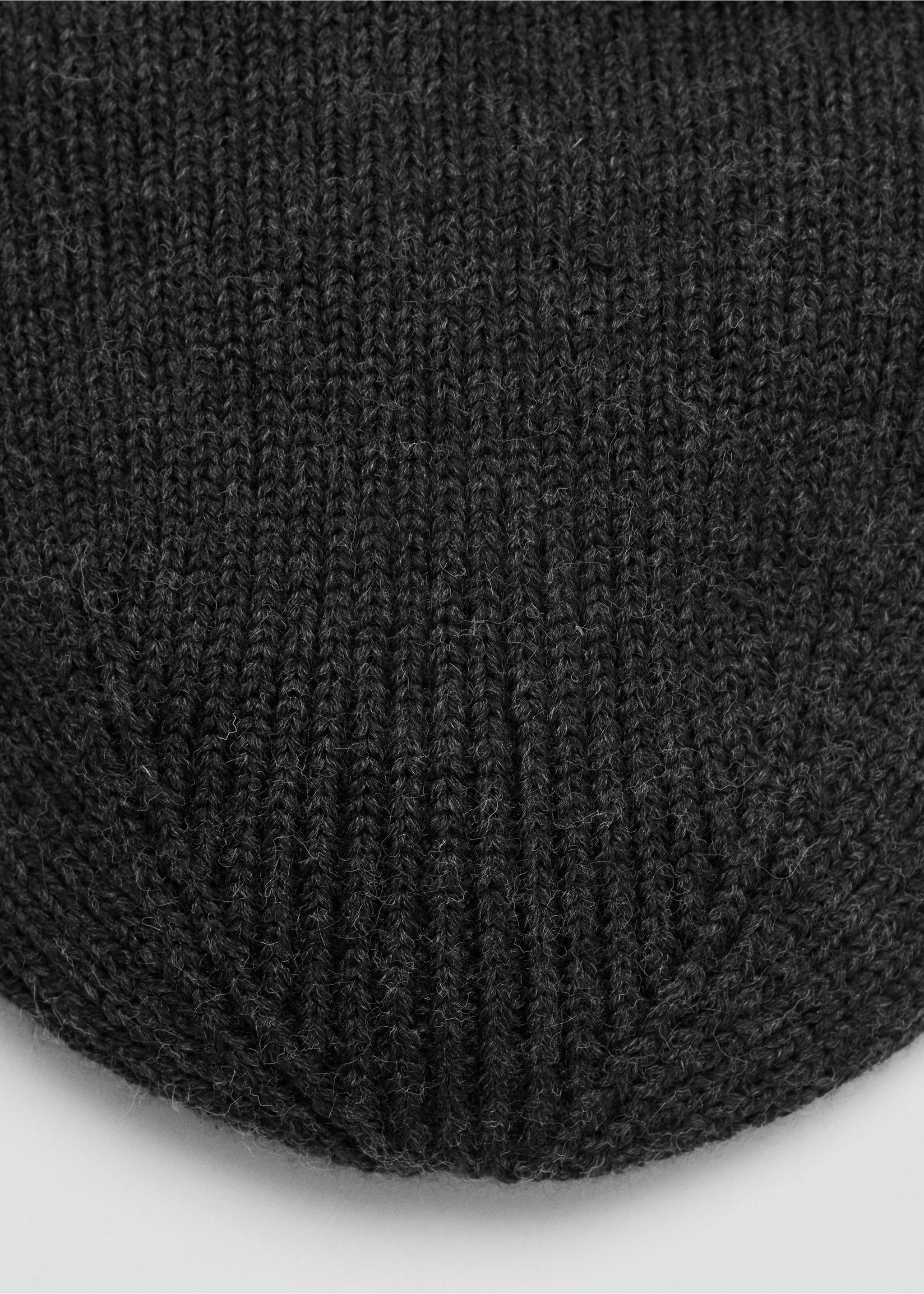 Gorro lana canalé - Detalle del artículo 1, Gris oscuro vigoré. Ref: 17097893-00.