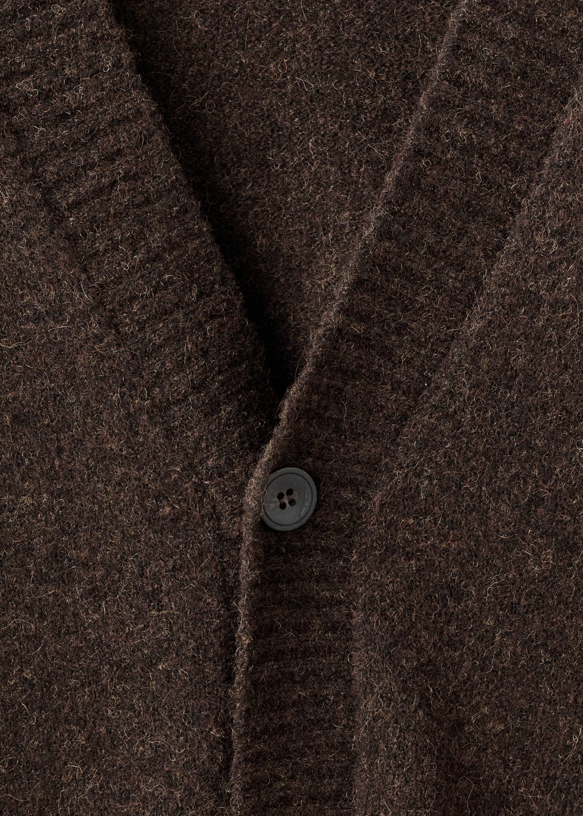 Knitted wool blend cardigan - Details of the article 8
