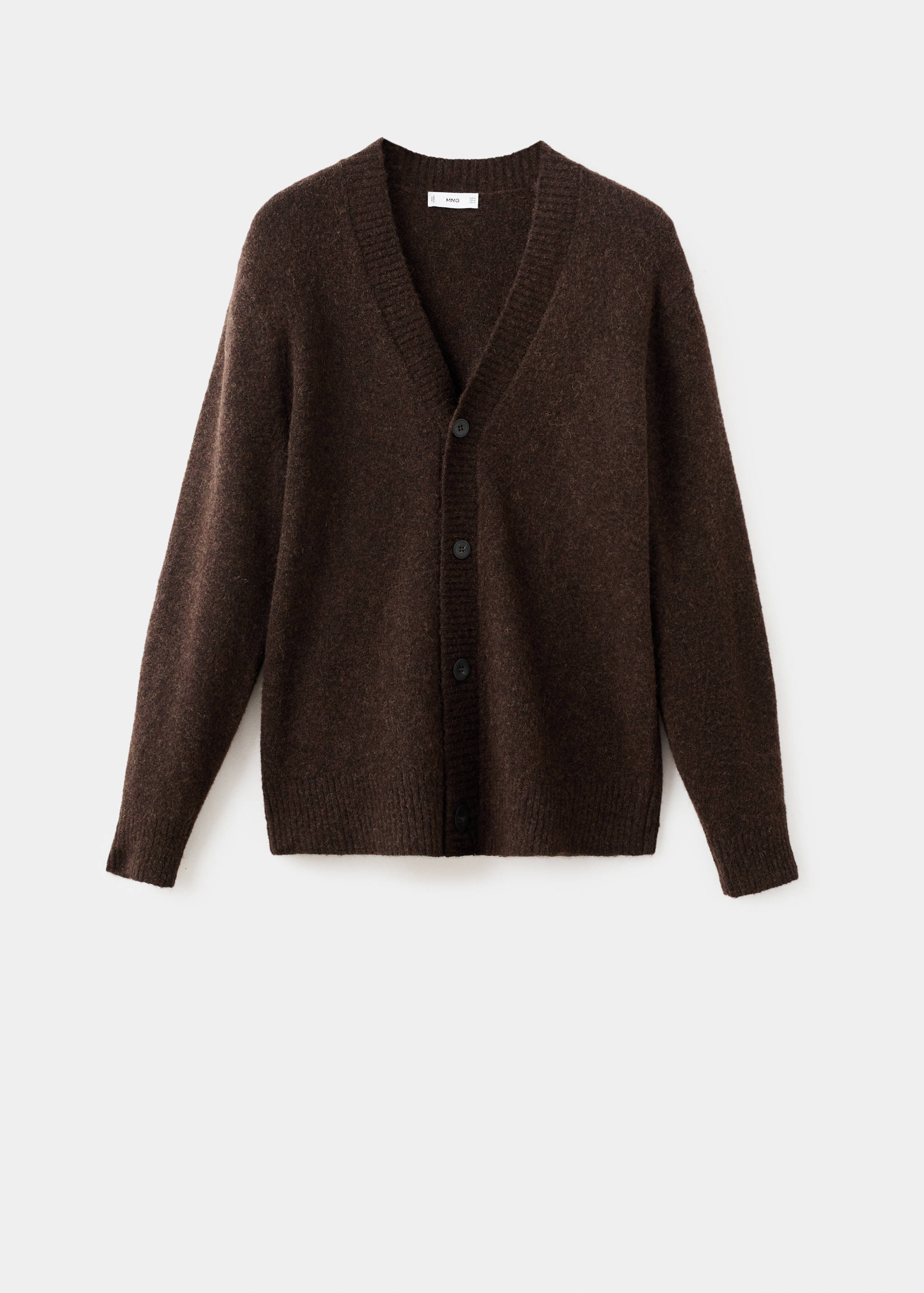 Knitted wool blend cardigan - Article without model