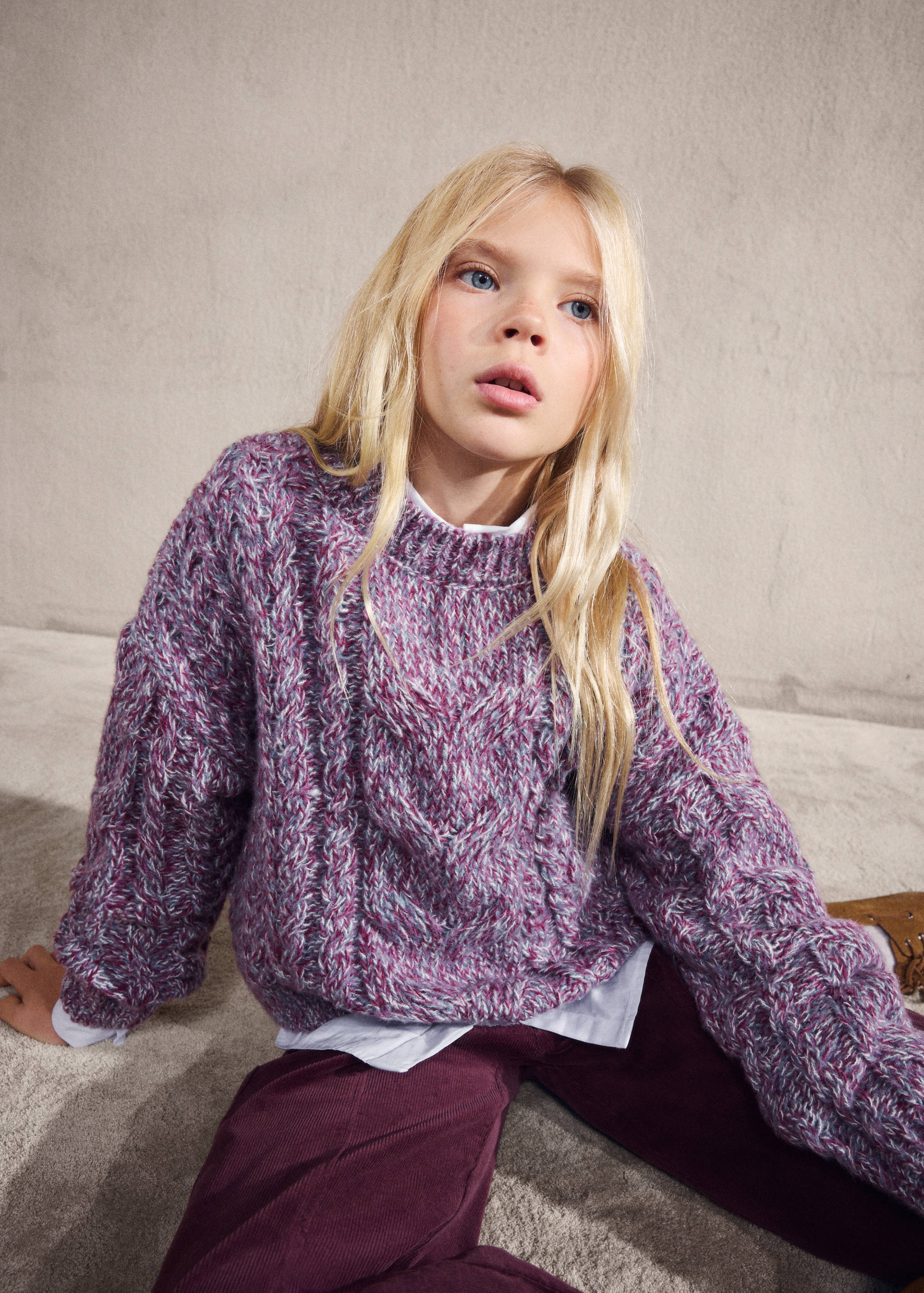 بلوفر على هيئة ضفائر - تفاصيل المنتج 6