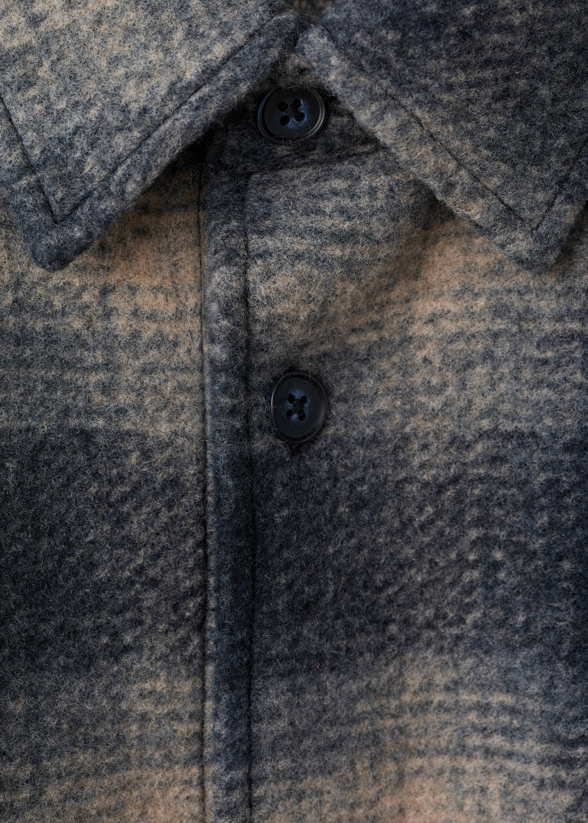 Верхняя рубашка в клетку с карманами - Деталь изделия 8