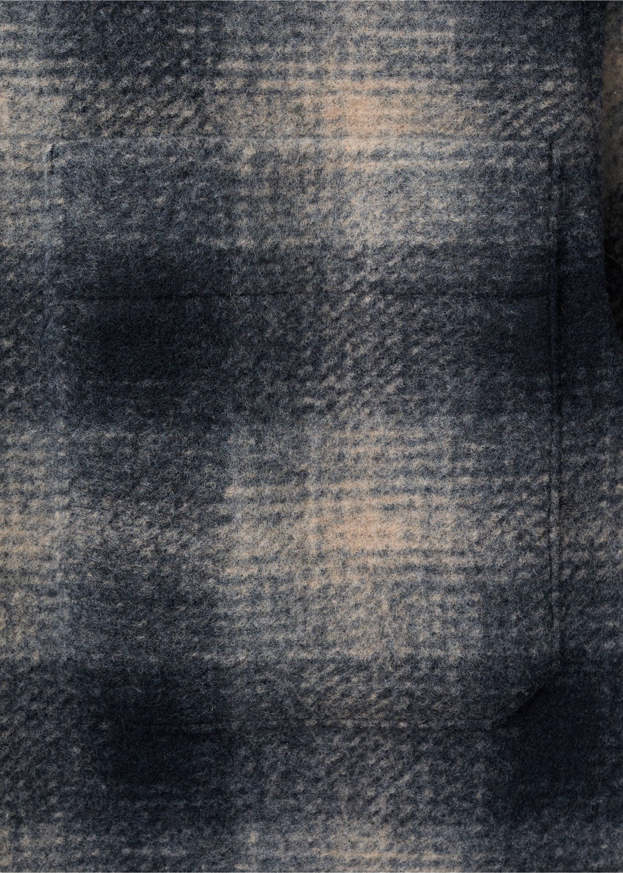 Верхняя рубашка в клетку с карманами - Деталь изделия 0, Глубокий темно-синий. Ref: 17097900-00.