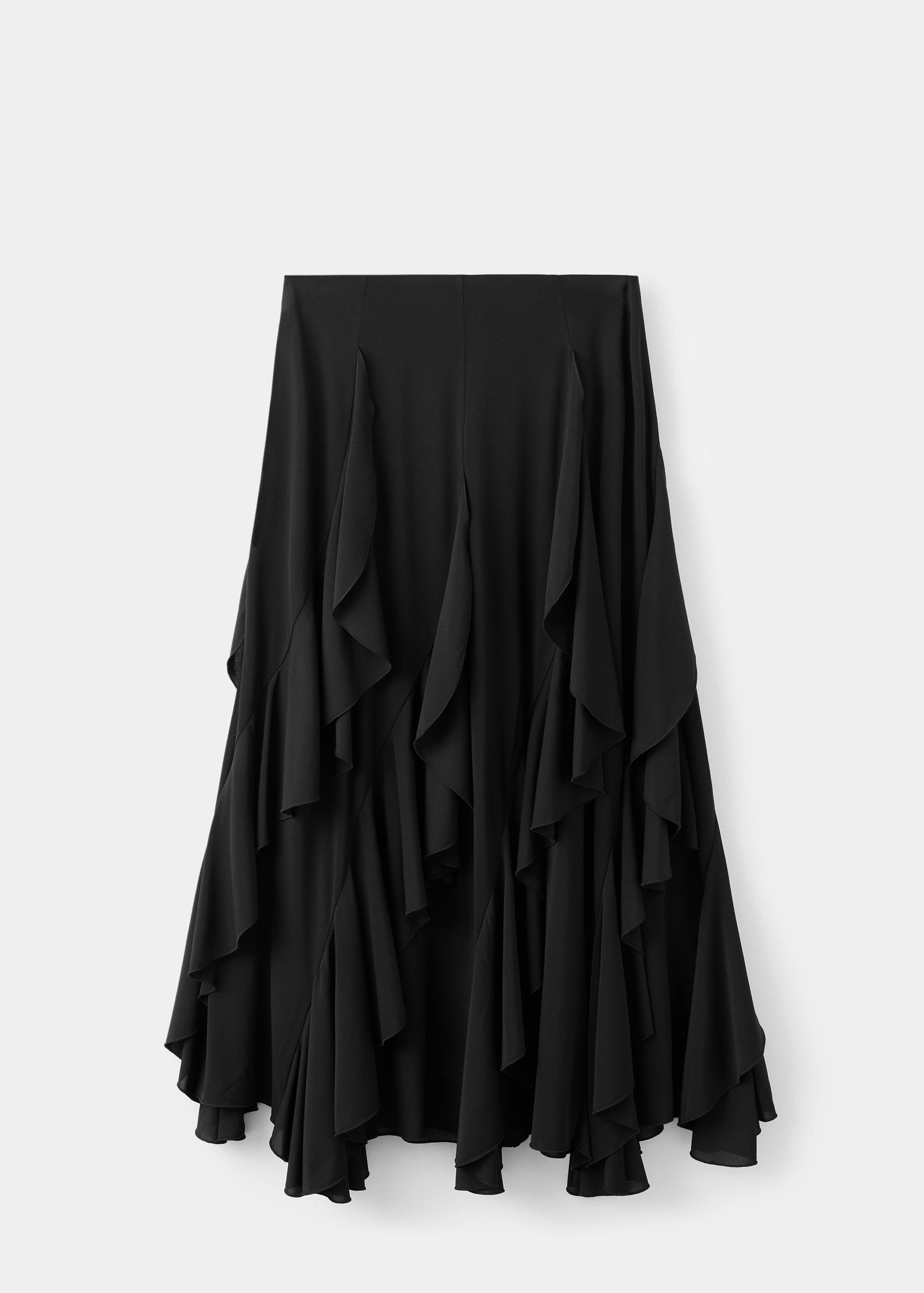 Asymmetrical ruffled skirt - Article without model