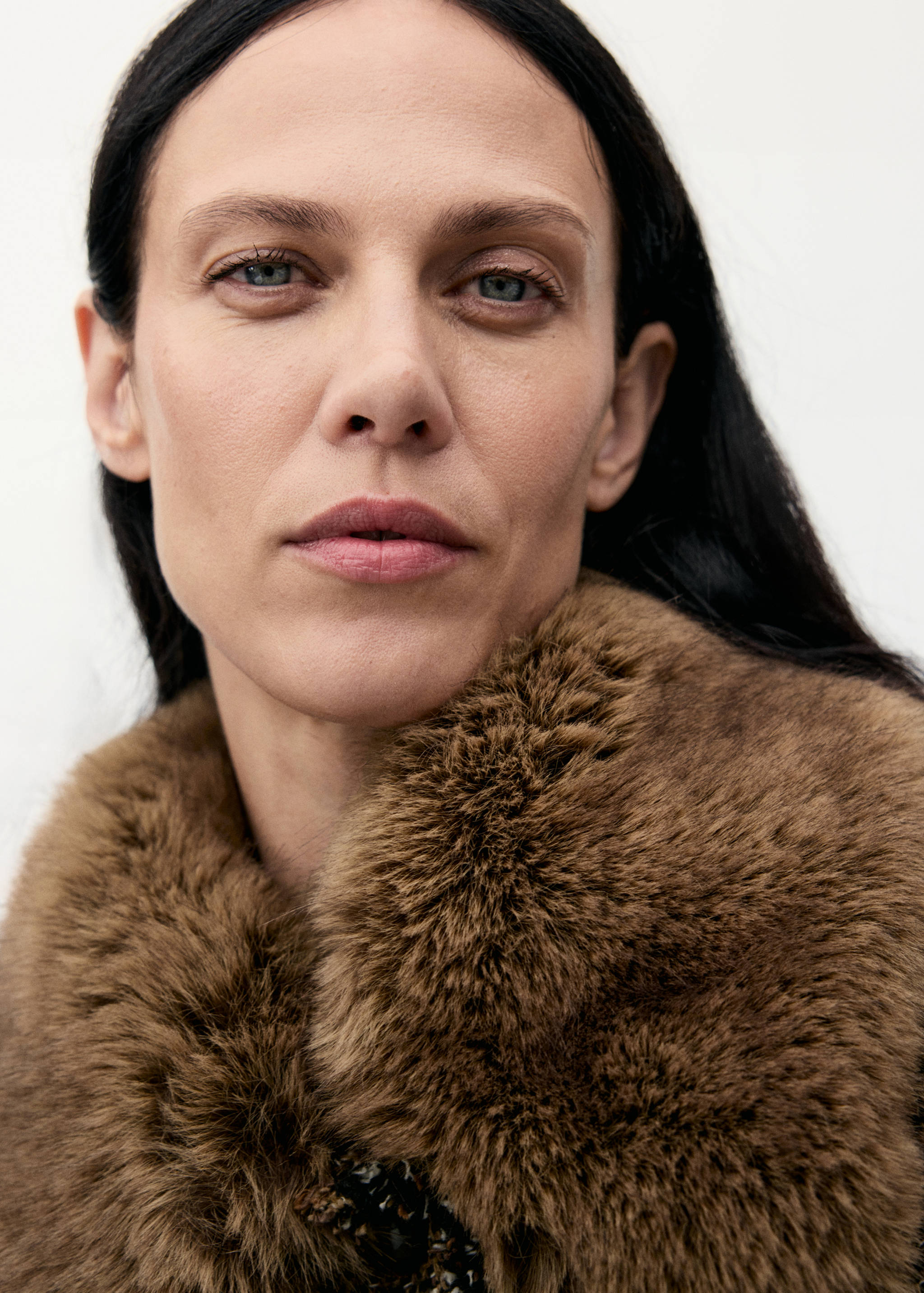 Veste tweed col fourrure - Détail de l'article 2