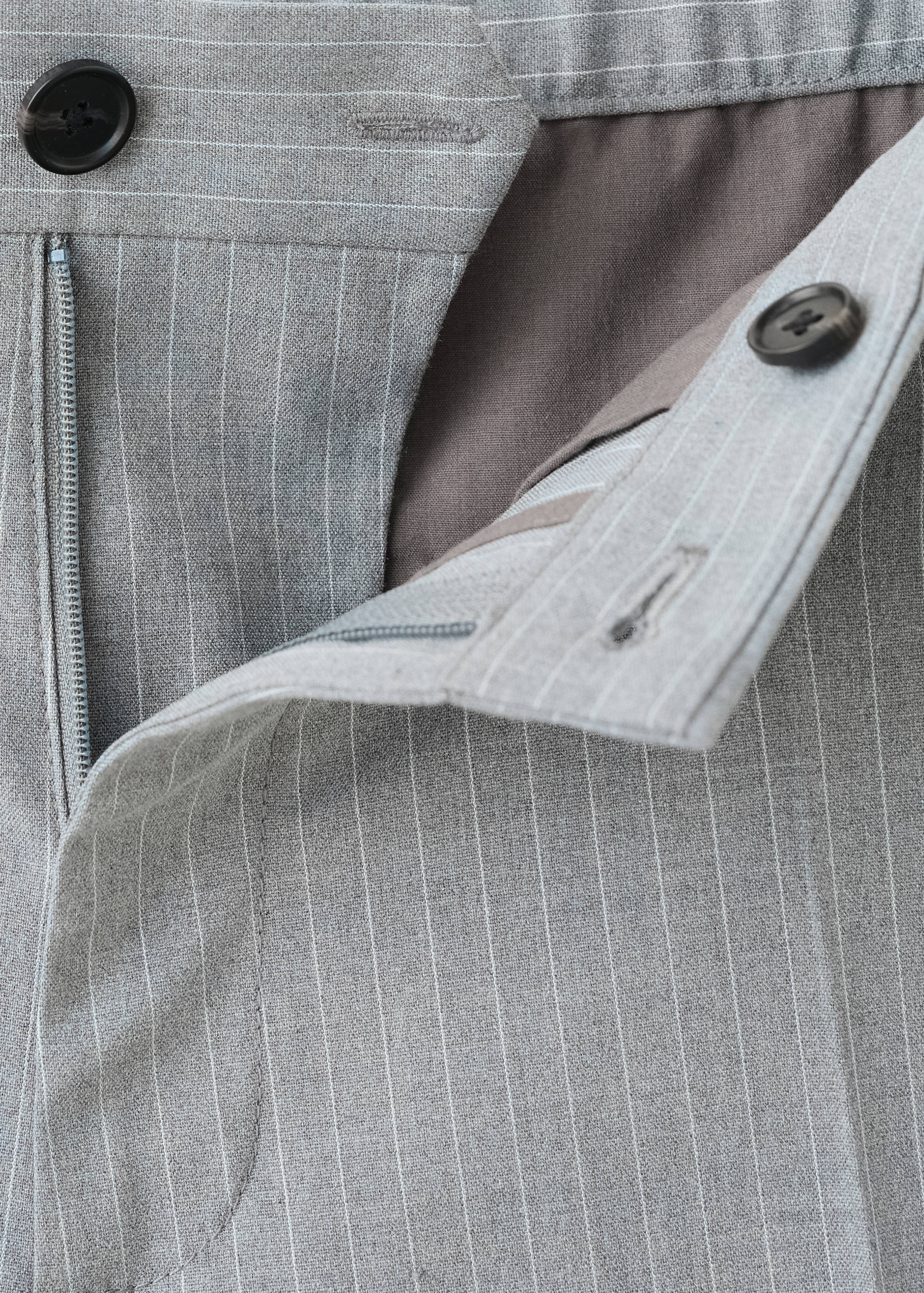 Pantalon slim-fit rayures - Détail de l'article 0